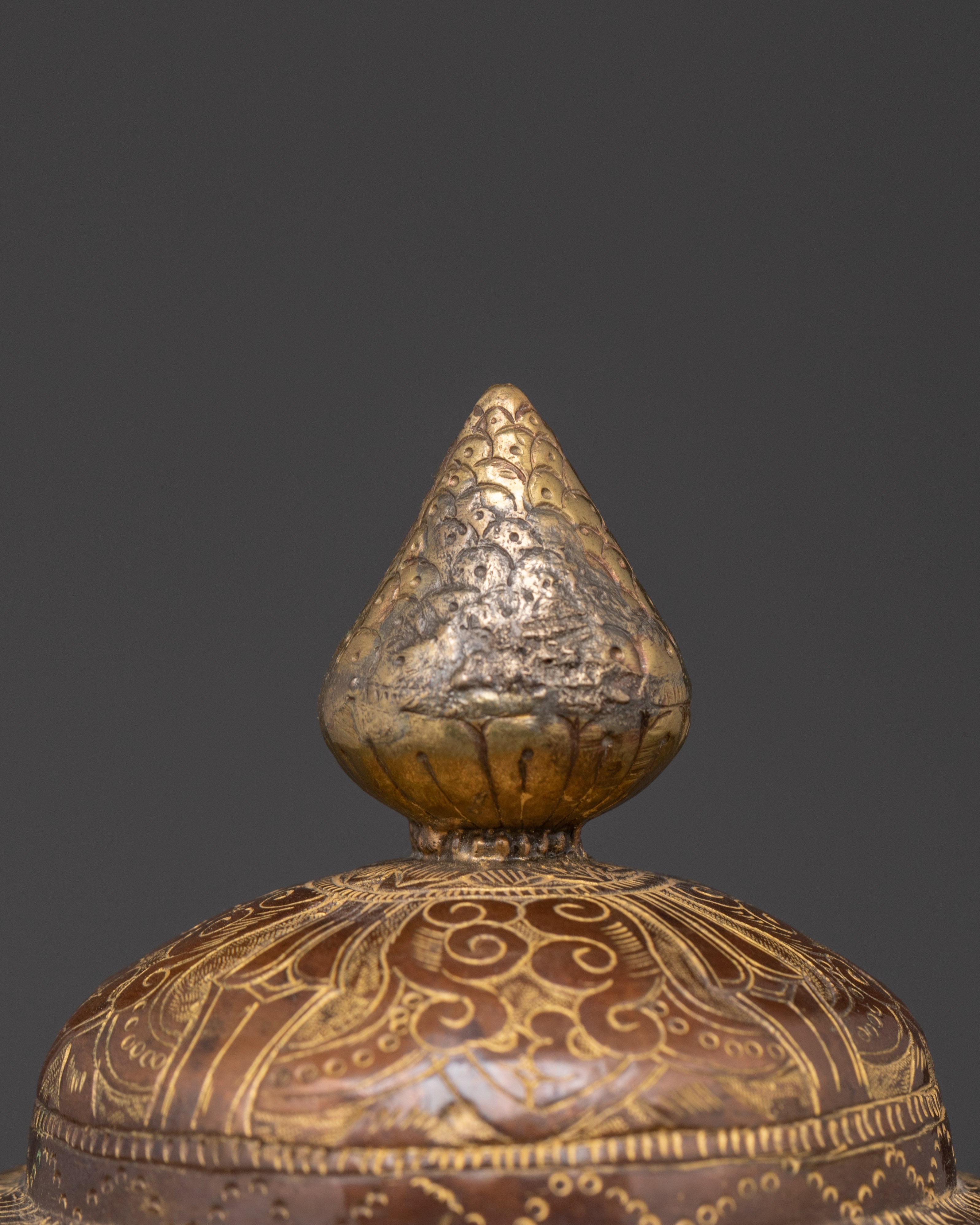 Tibetan Ritual Rice Pot | Symbol of Wealth and Prosperity