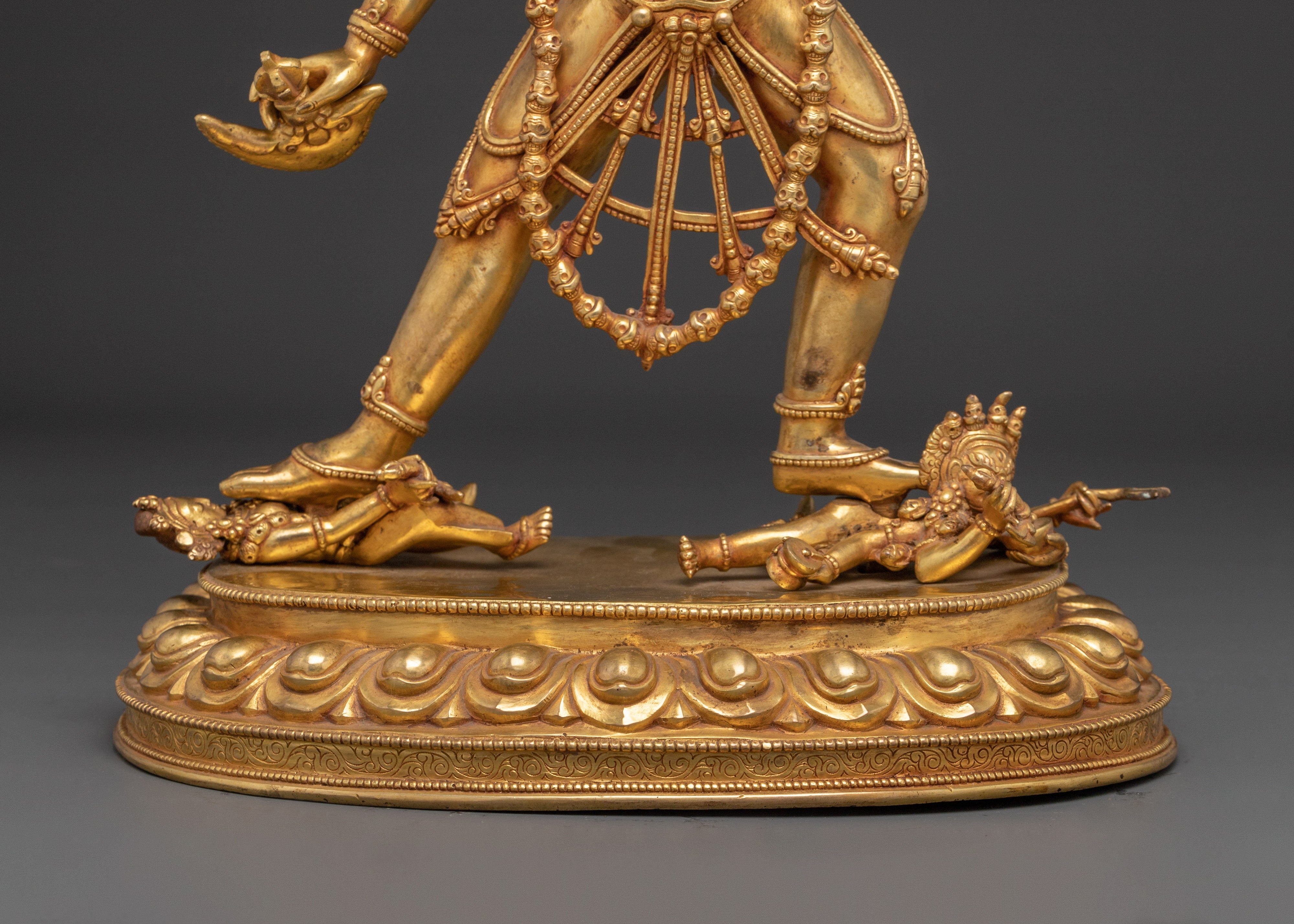 Handcrafted Vajrayogini Golden Statue | Queen of Dakini
