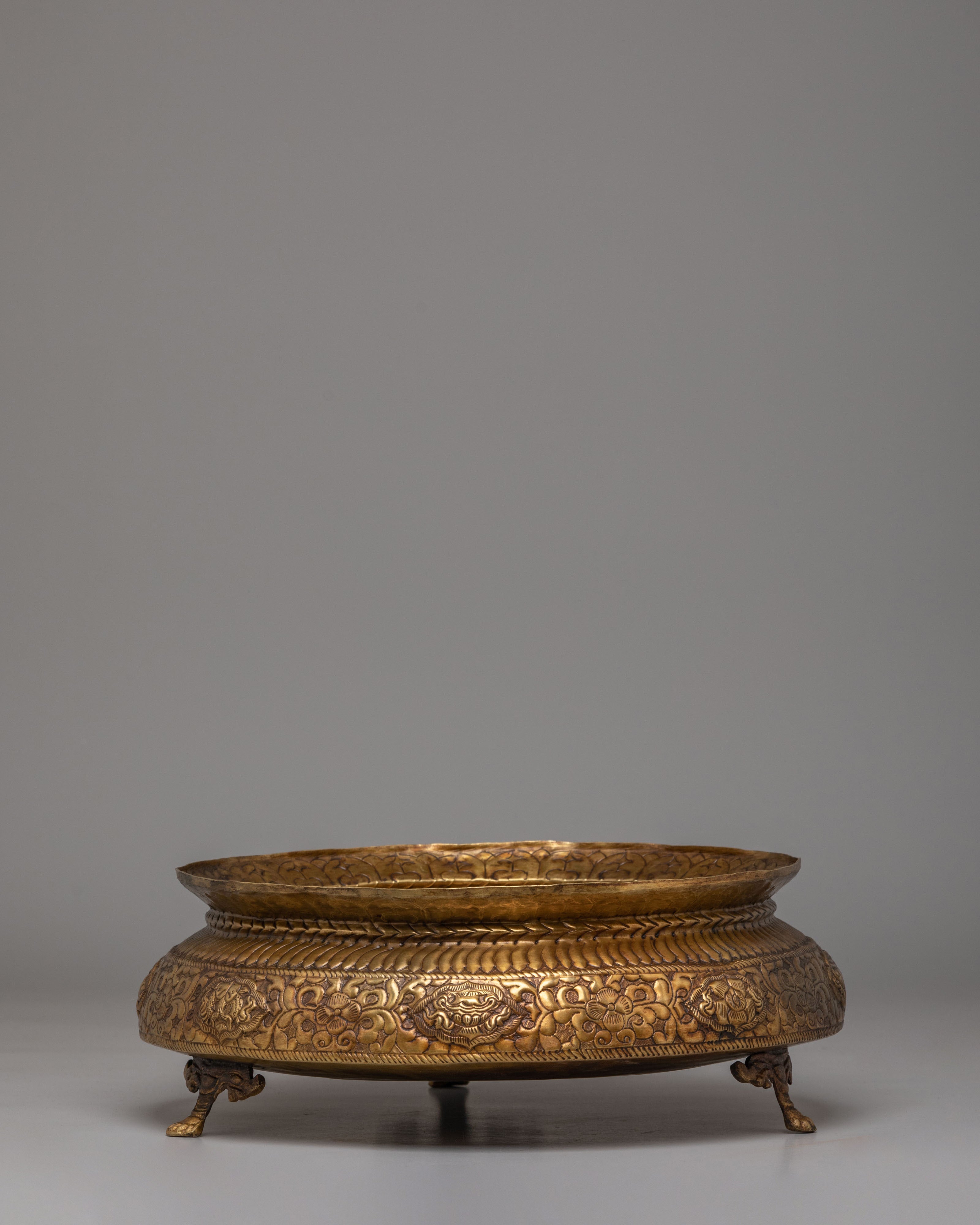 Himalayan Khadkulo Offering Plate | Sacred Ritual Plate