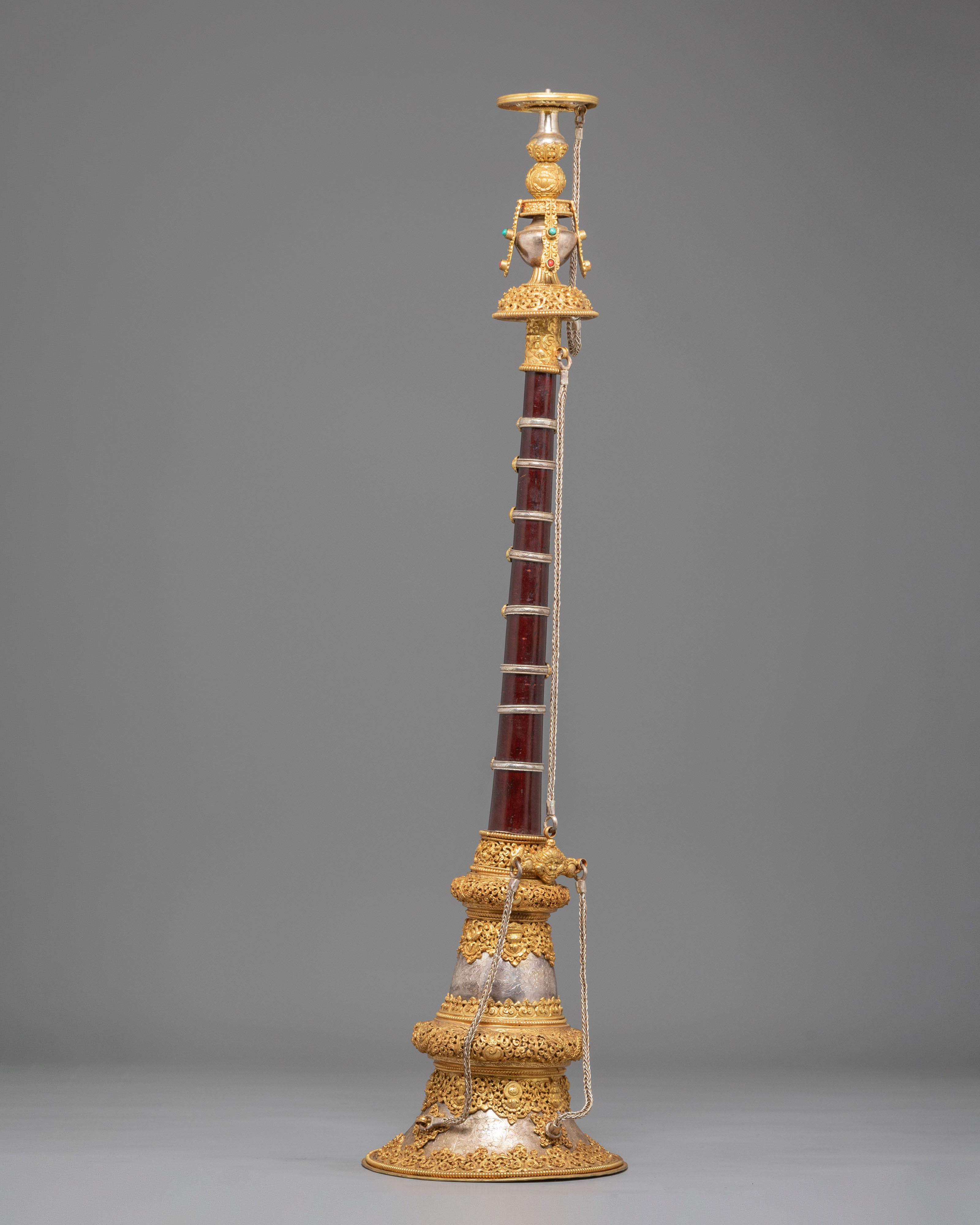 Sacred Buddhist Gyaling | Traditional Buddhist Ceremony Horn