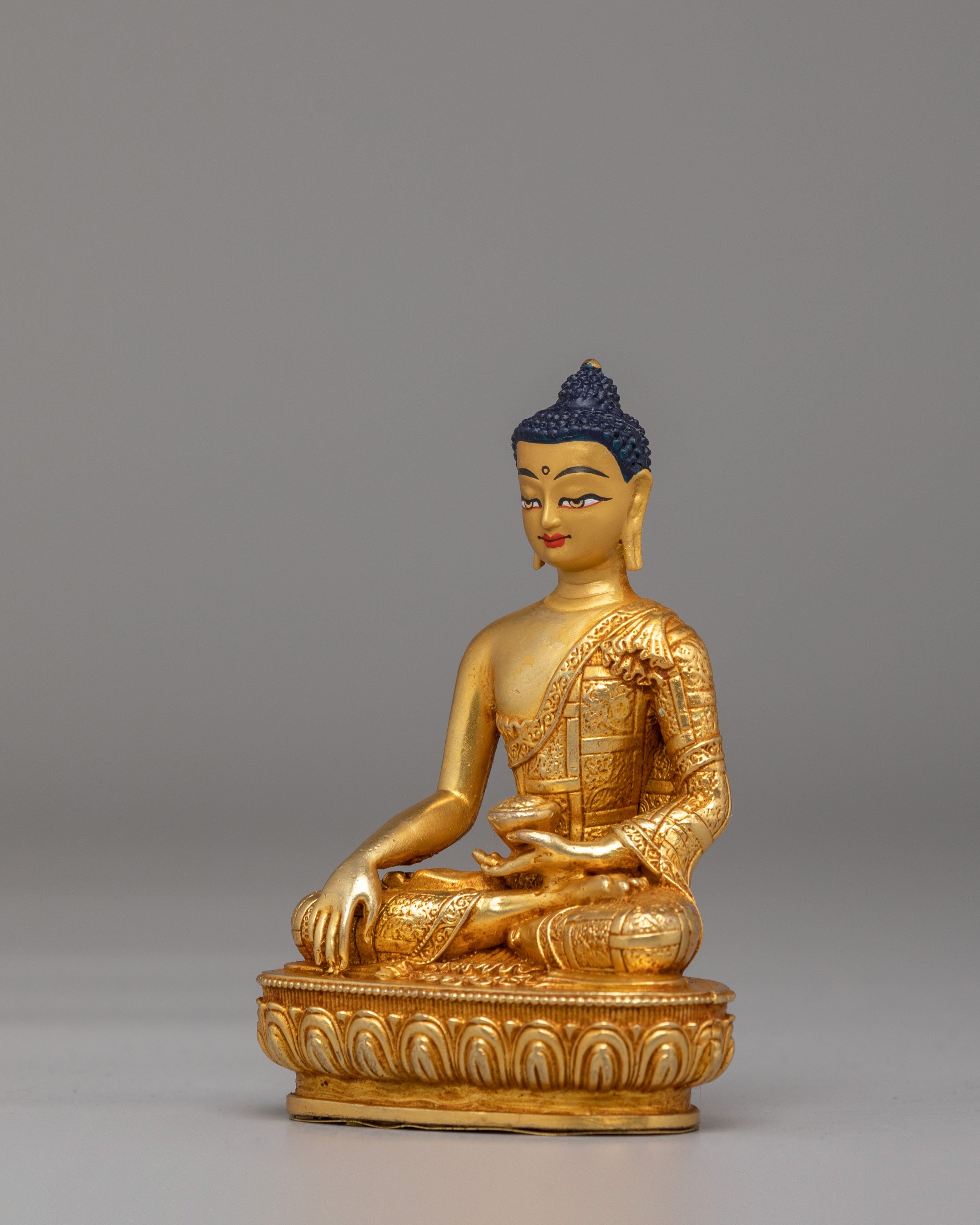 Handcrafted Buddha Dharma Sangha Statue Set | Spiritual Decor for Meditation