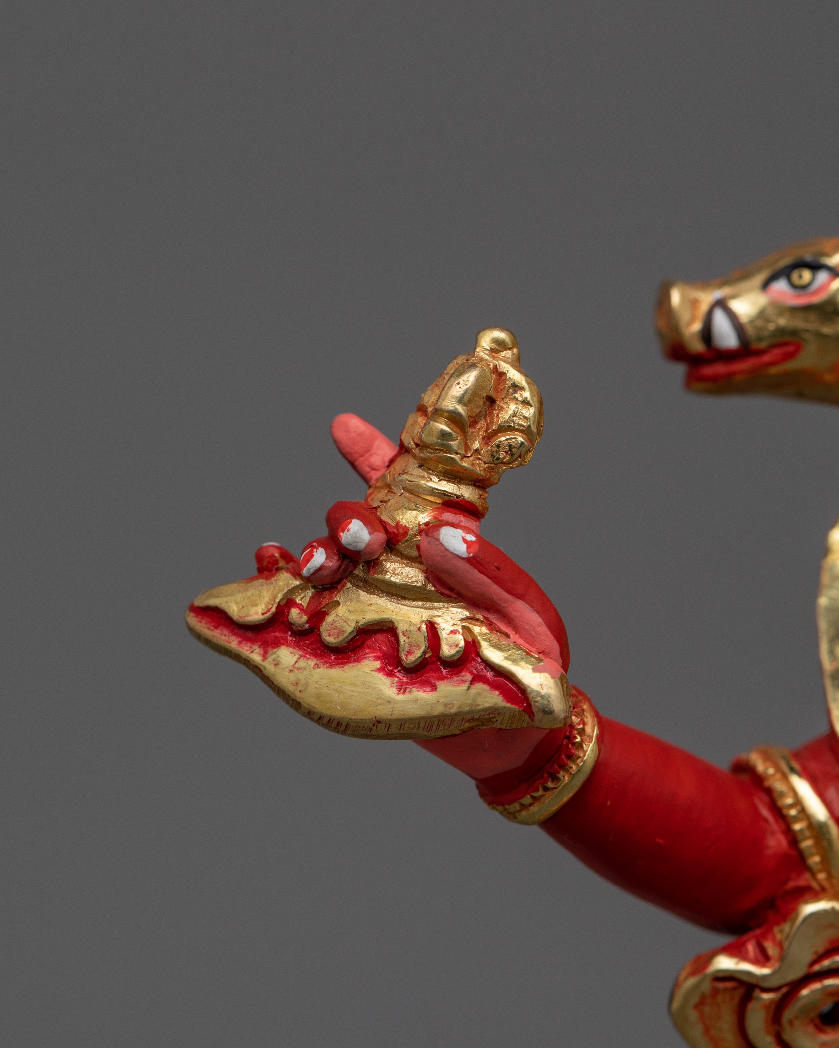 Himalayan Dorje Phagmo Sculpture | Goddess of Wisdom, Power and Protection