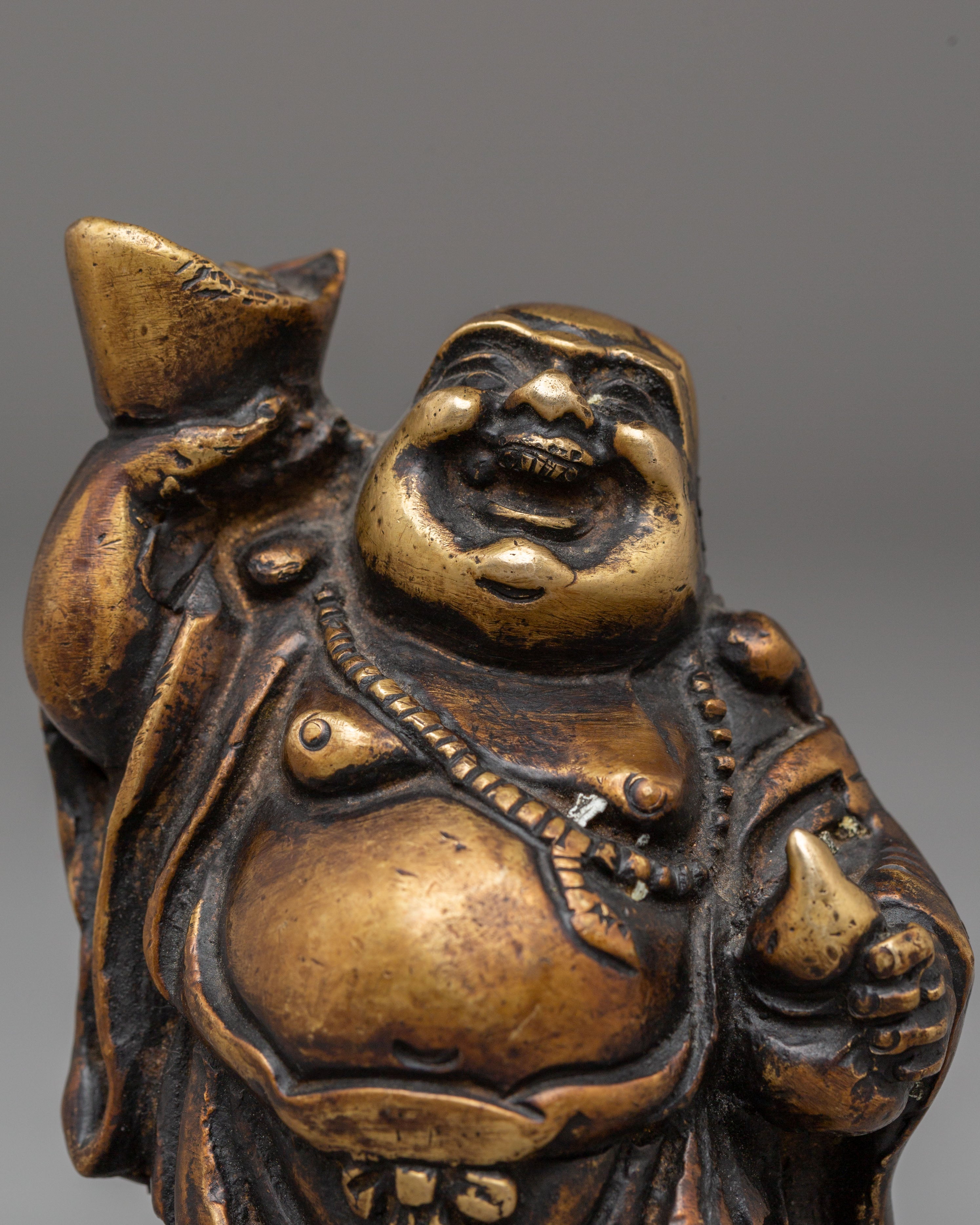 Handcrafted Laughing Buddha Set