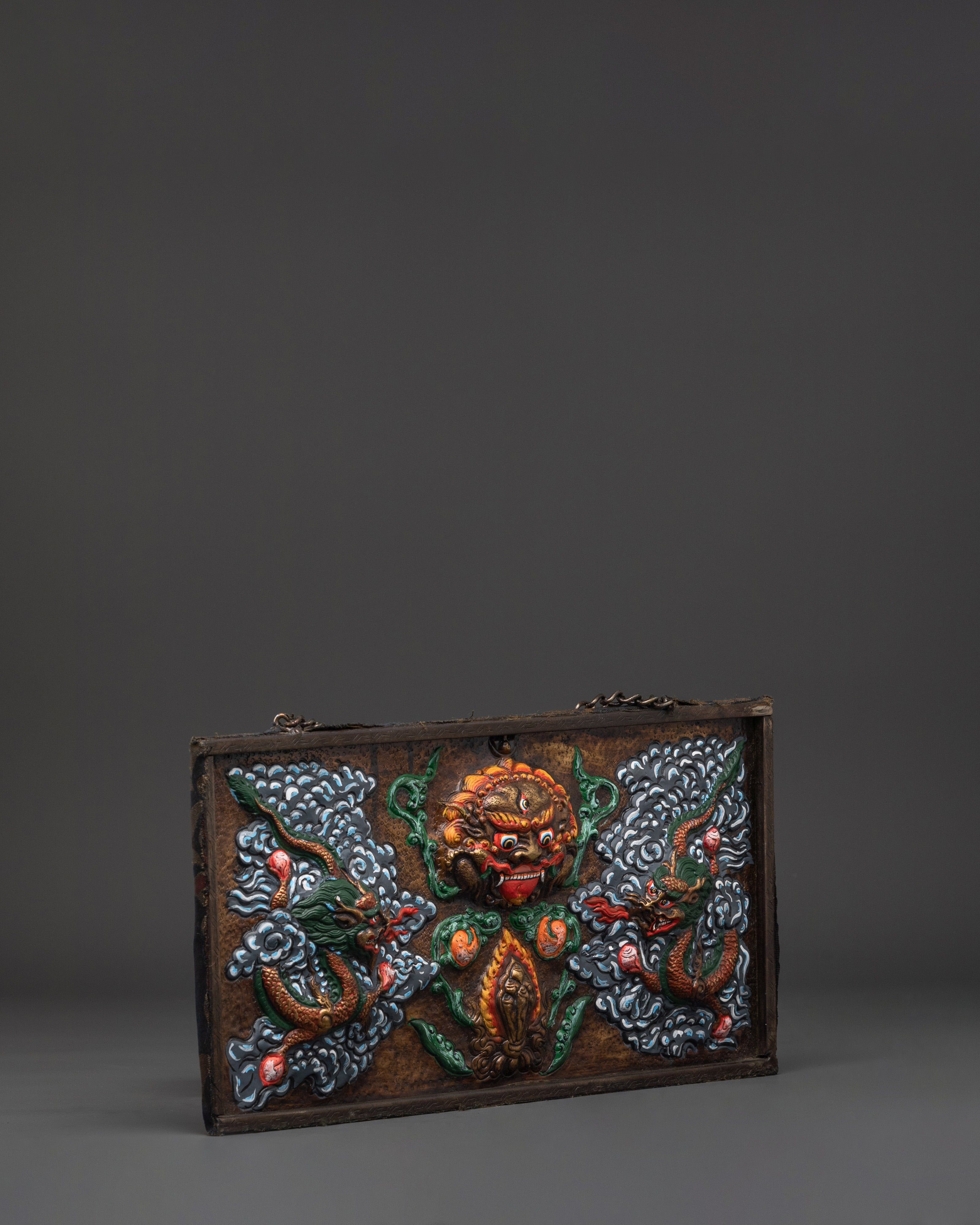 Handcrafted Sacred Wall Hanging | Tibetan Ritual Home Decor