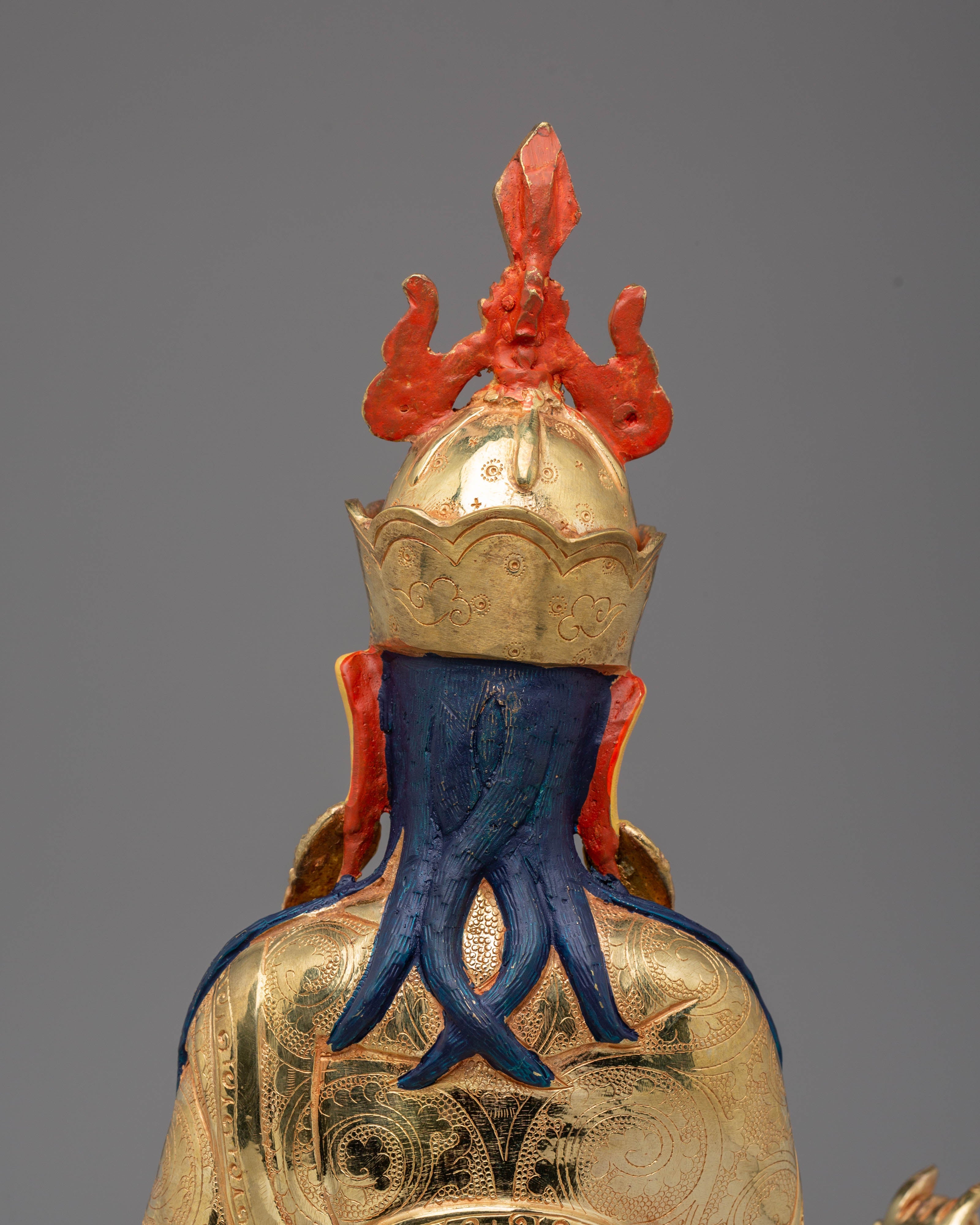 Sacred Statue of Guru Rinpoche | Tibetan Masterpiece of Art