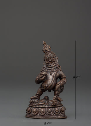 Statue of Black Dzambhala | Tibetan Wealth Deity