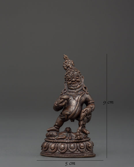 Statue of Black Dzambhala | Tibetan Wealth Deity