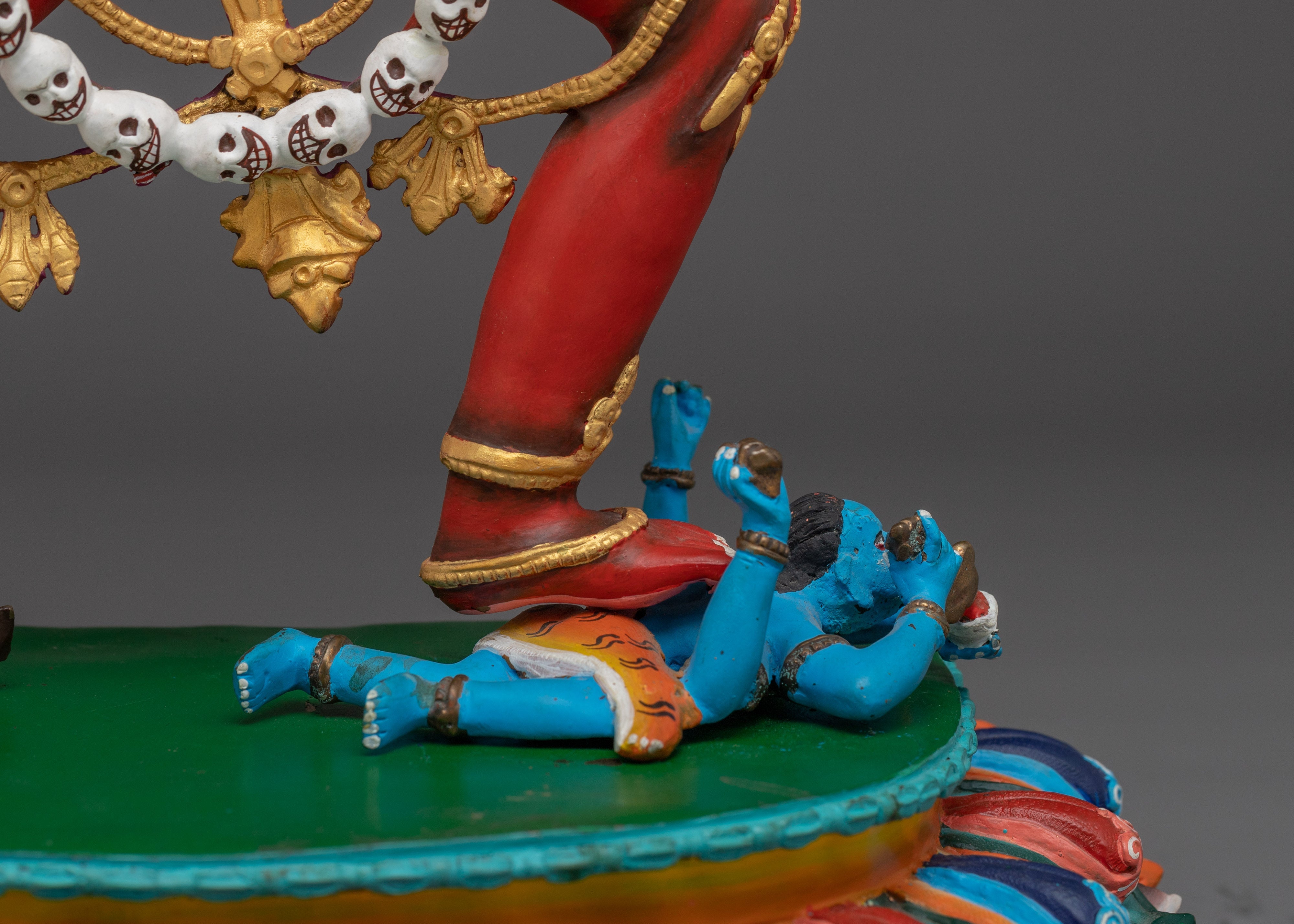 Tibetan Dakini Vajrayogini Copper Statue | The Fierce Queen of the Dakinis