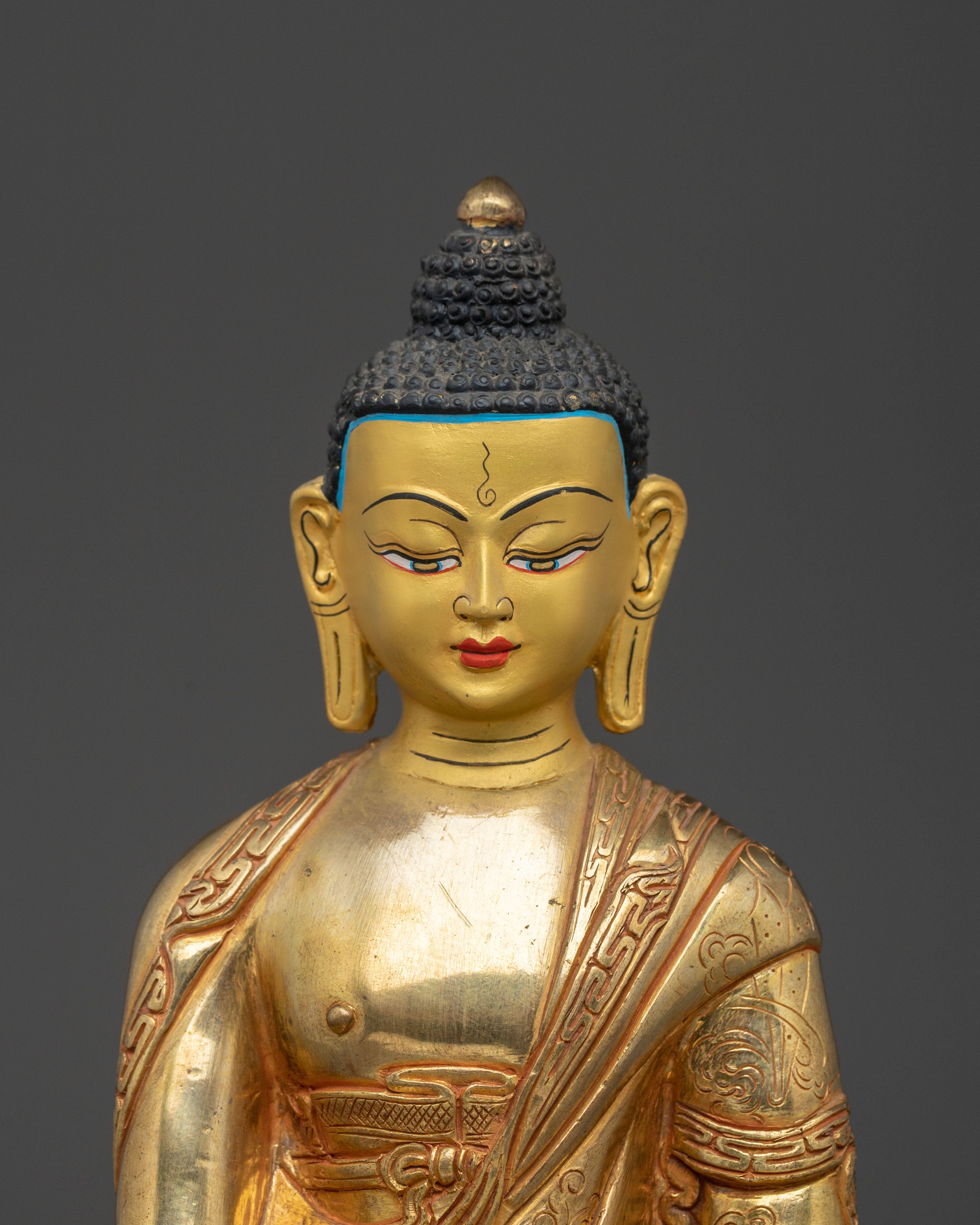 Handcrafted Three Buddha Statue Set | Spiritual Altar Decor