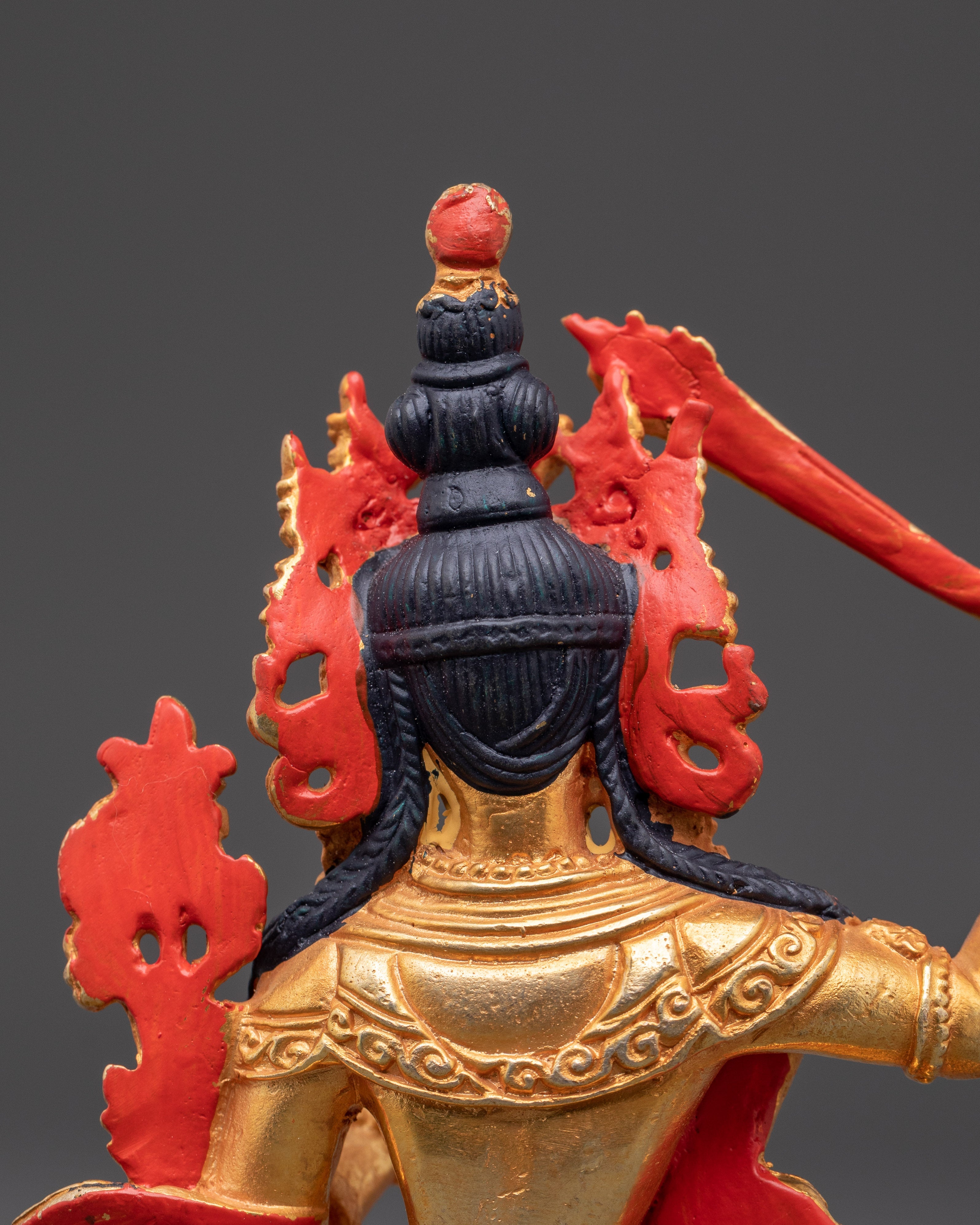 Manjushri Wisdom Deity Sculpture | Tibetan Buddhist Statue for Enlightenment
