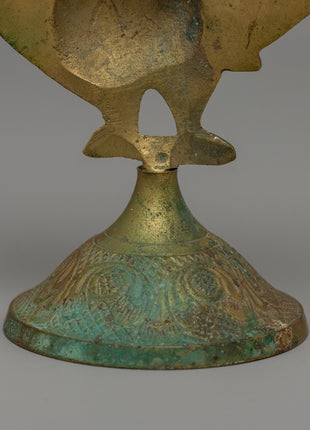 Brass Candle Lamp | 16cm Traditional Oil Lamp