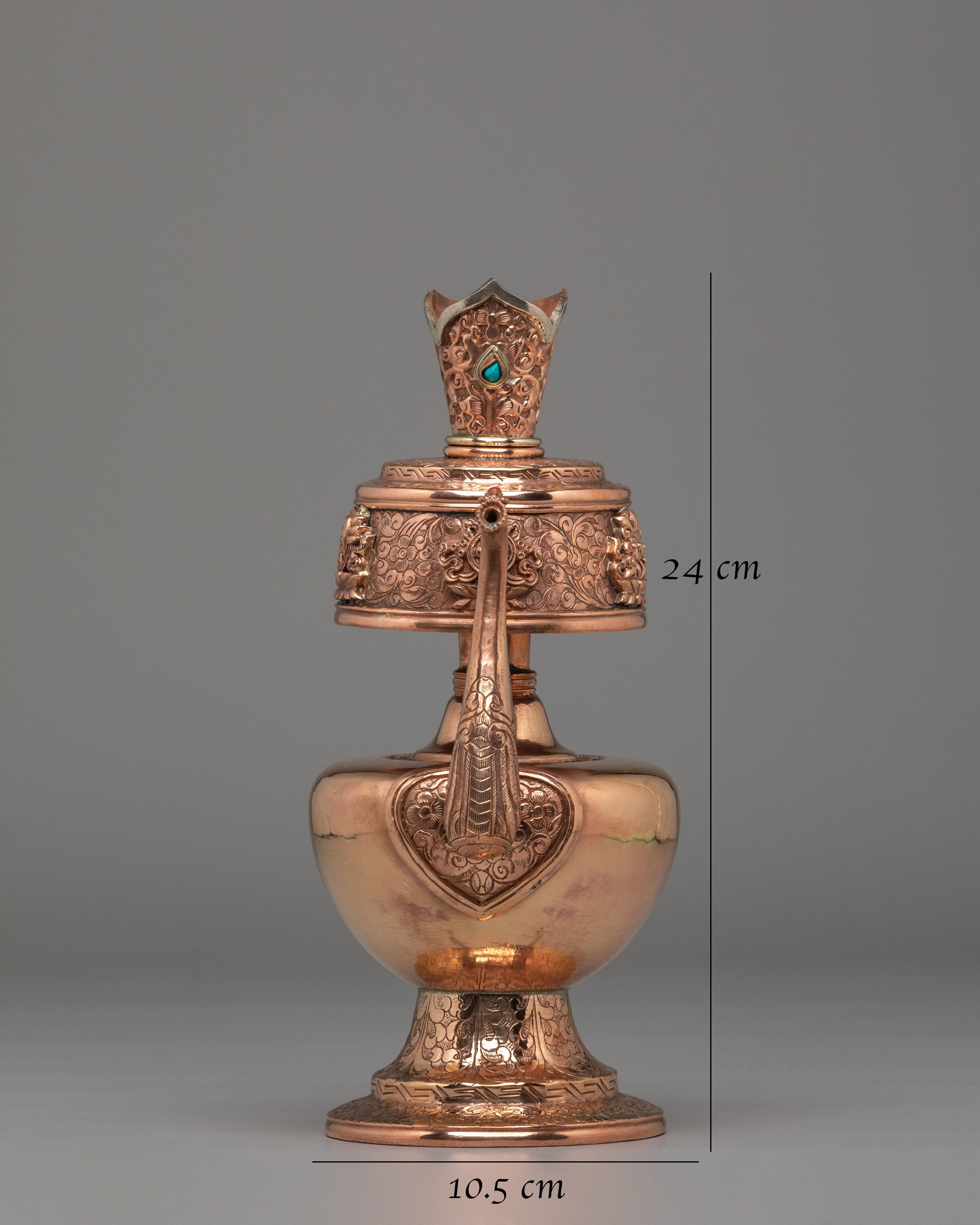 Spiritual Ritual Bhumba | Sacred Offering Vessel for Puja &amp; Meditation