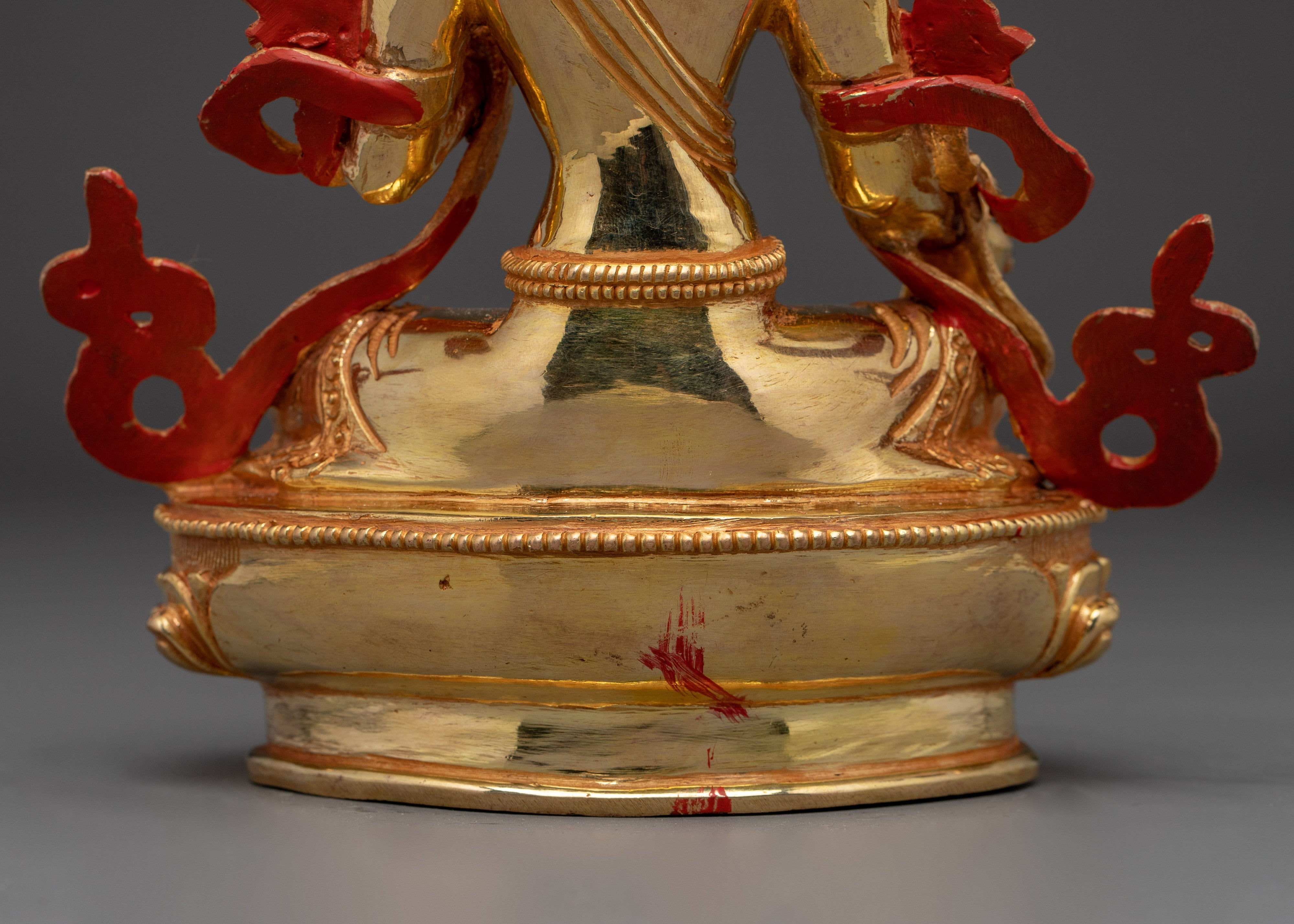 Handmade Enlightened Green Tara Statue | Tibetan Compassionate Deity