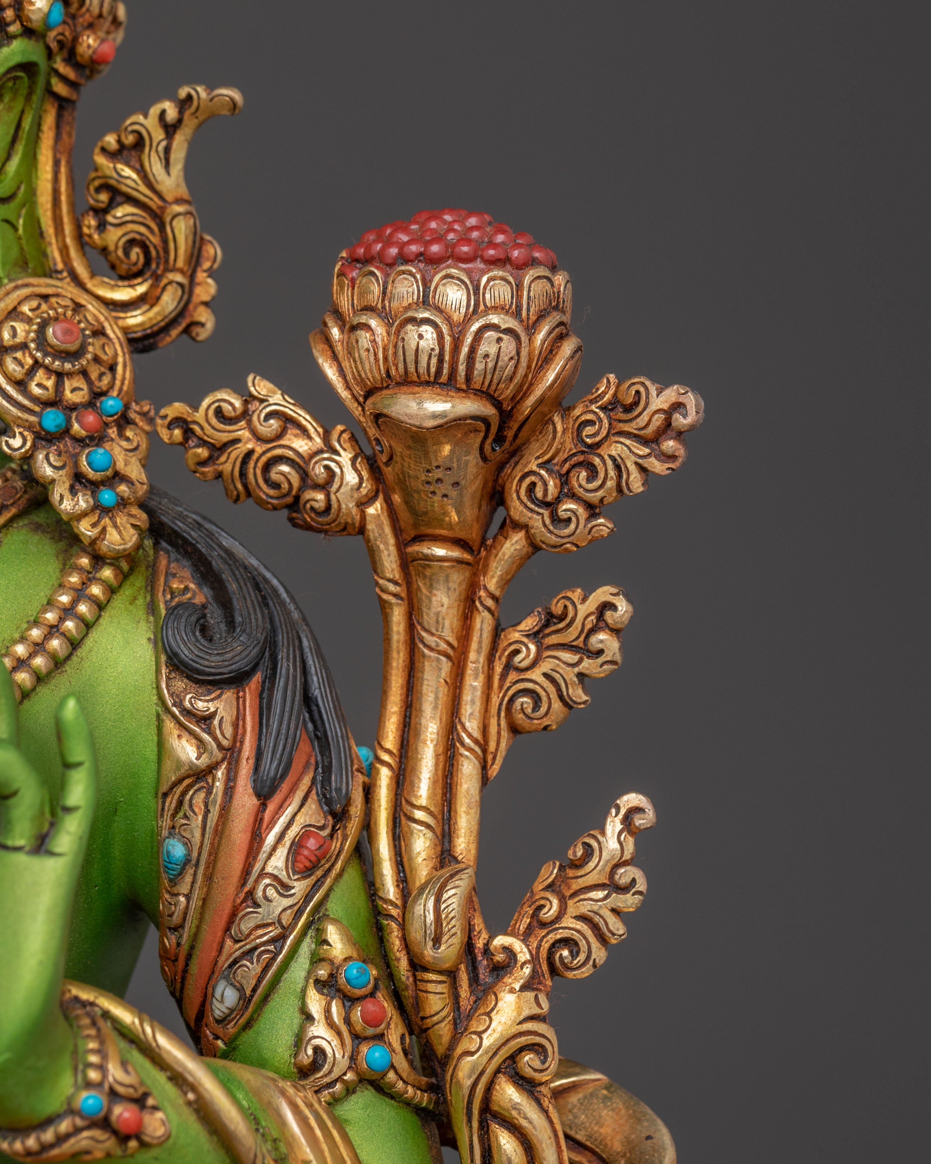 Green Tara Liberator Buddha Statue | Female Bodhisattva