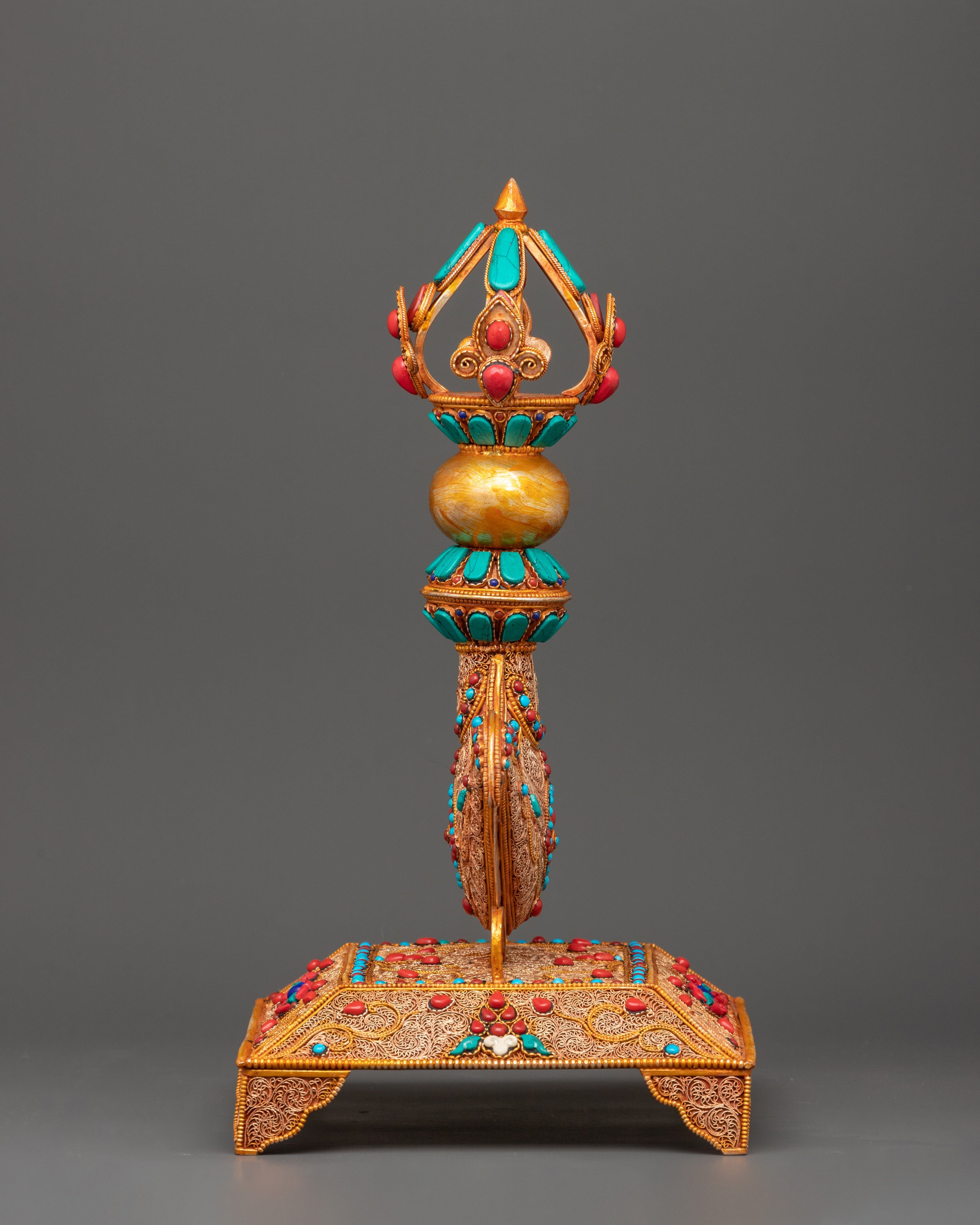 Kartika Knife Buddhist Ritual Tool | Sacred Tibetan Ceremonial Dagger