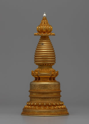 Handcrafted Stupa Buddhist Chorten