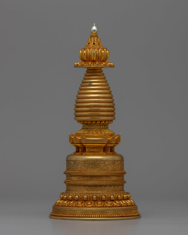 Handcrafted Stupa Buddhist Chorten