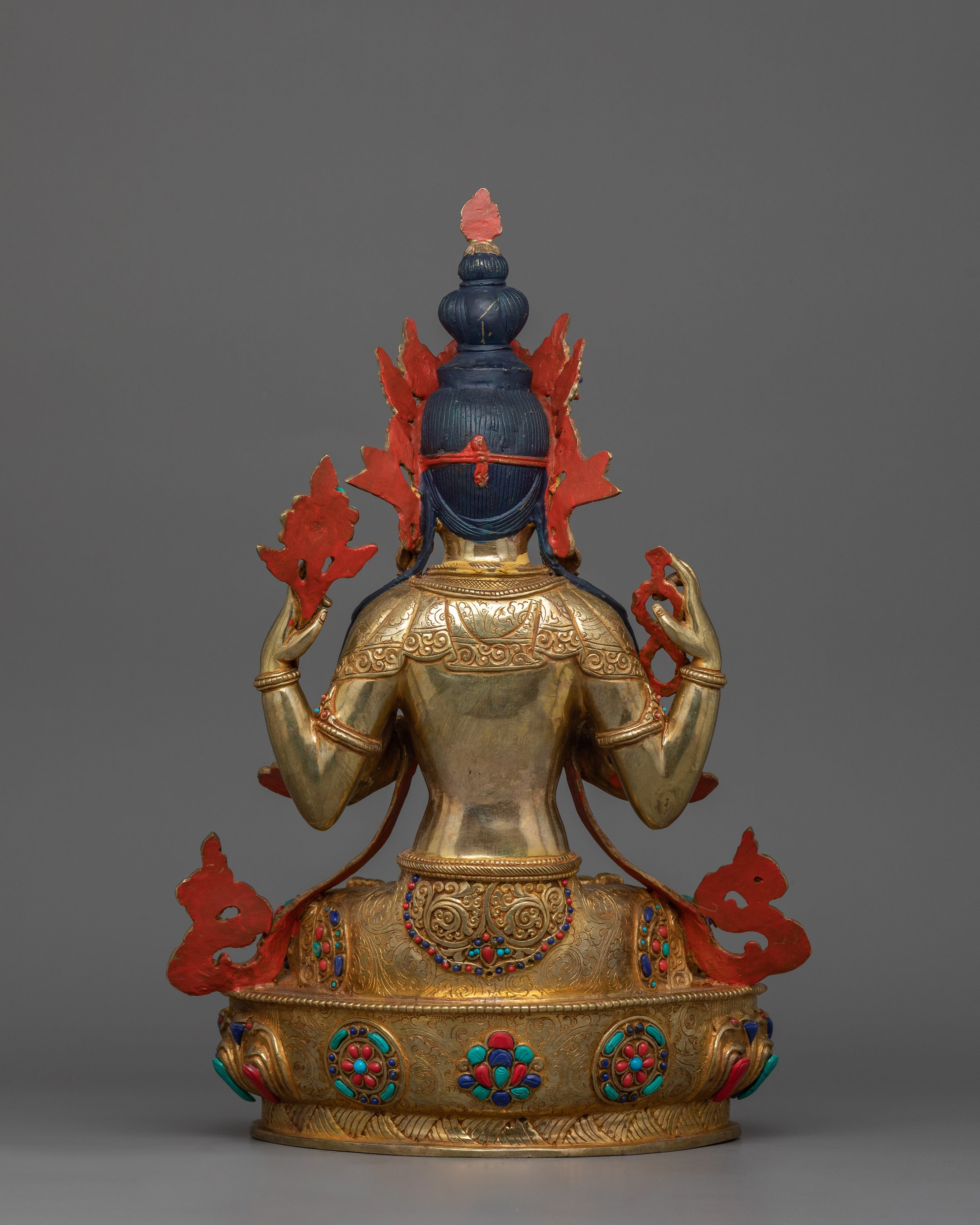 Handmade Statue Of Chenrezig |  Tibetan Buddha of Compassion