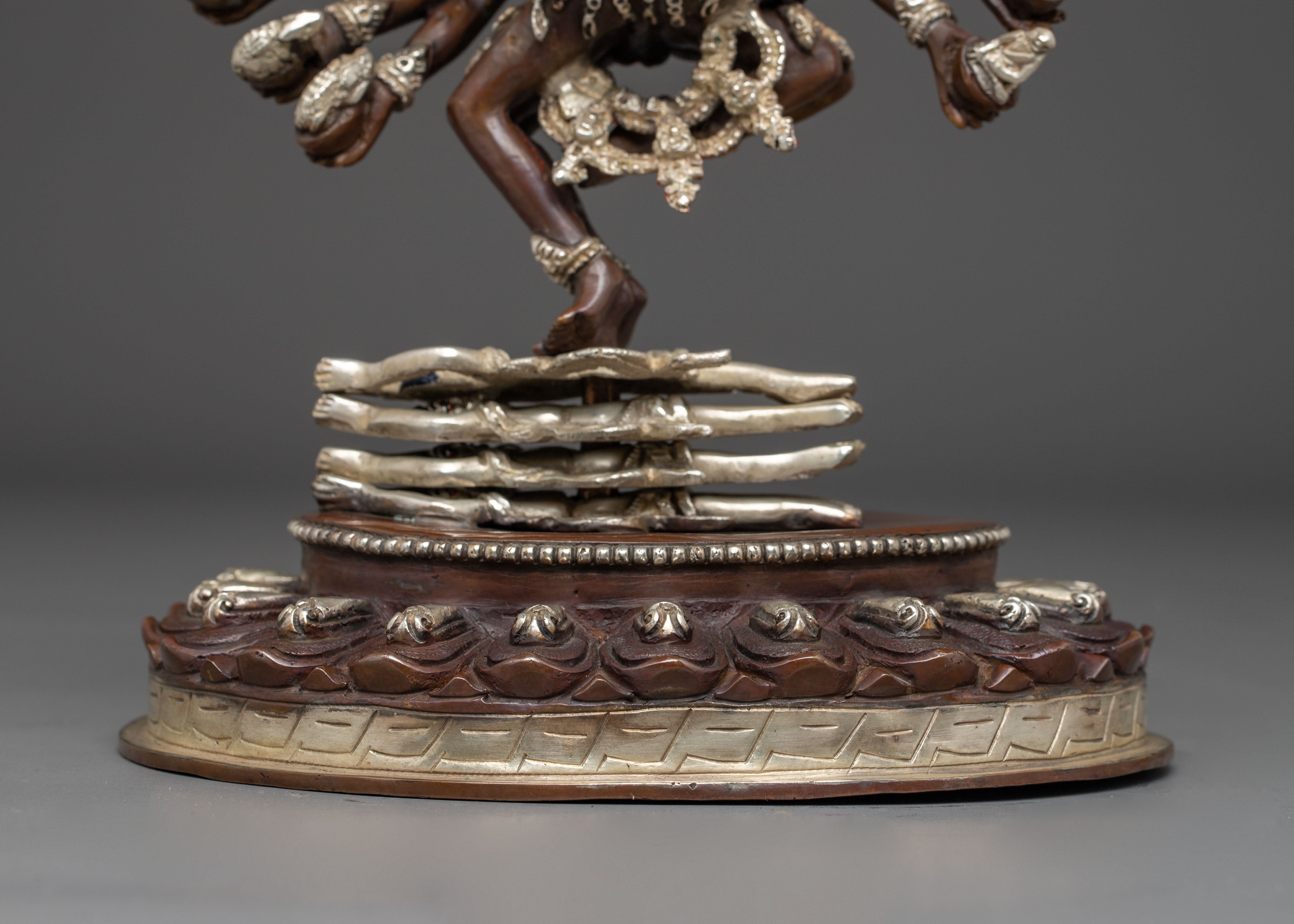 Tibetan Hevajra Statue | Wrathful Buddhist Deity