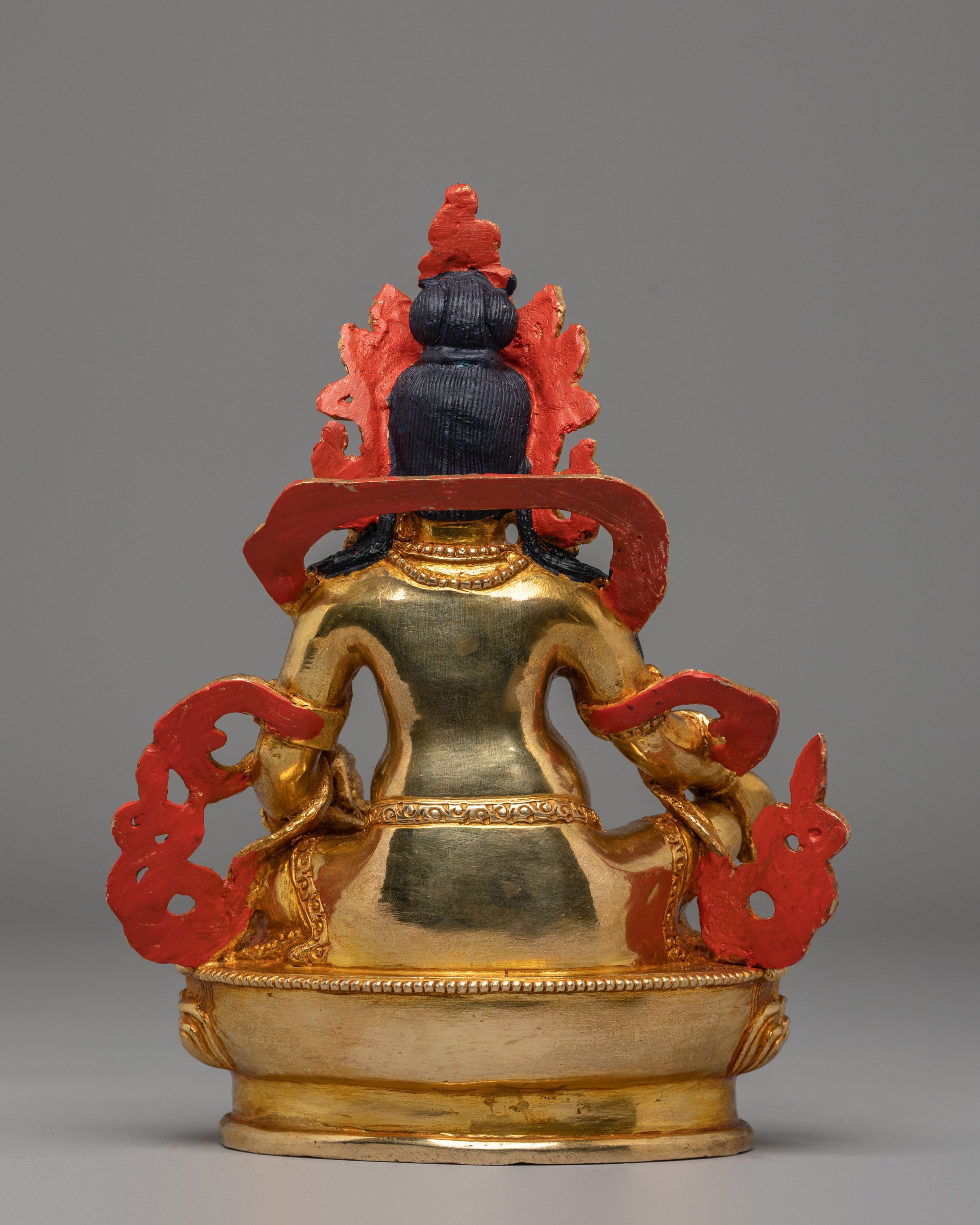 Handcrafted Copper Artwork of Dzambhala | Embodiment of Wealth