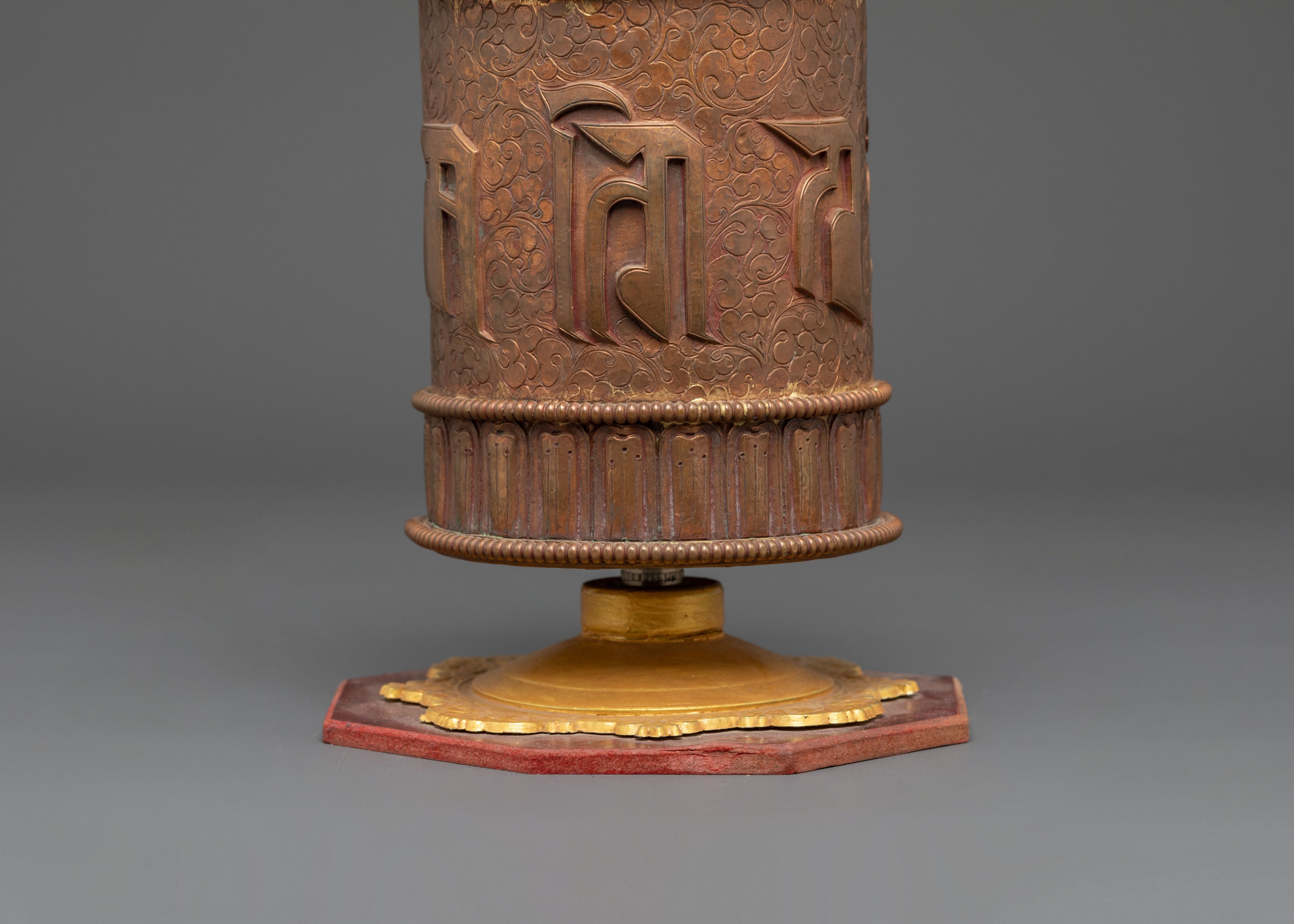 Prayer Wheel for Spiritual Practice | Buddhist Meditation Tool for Peace & Compassion