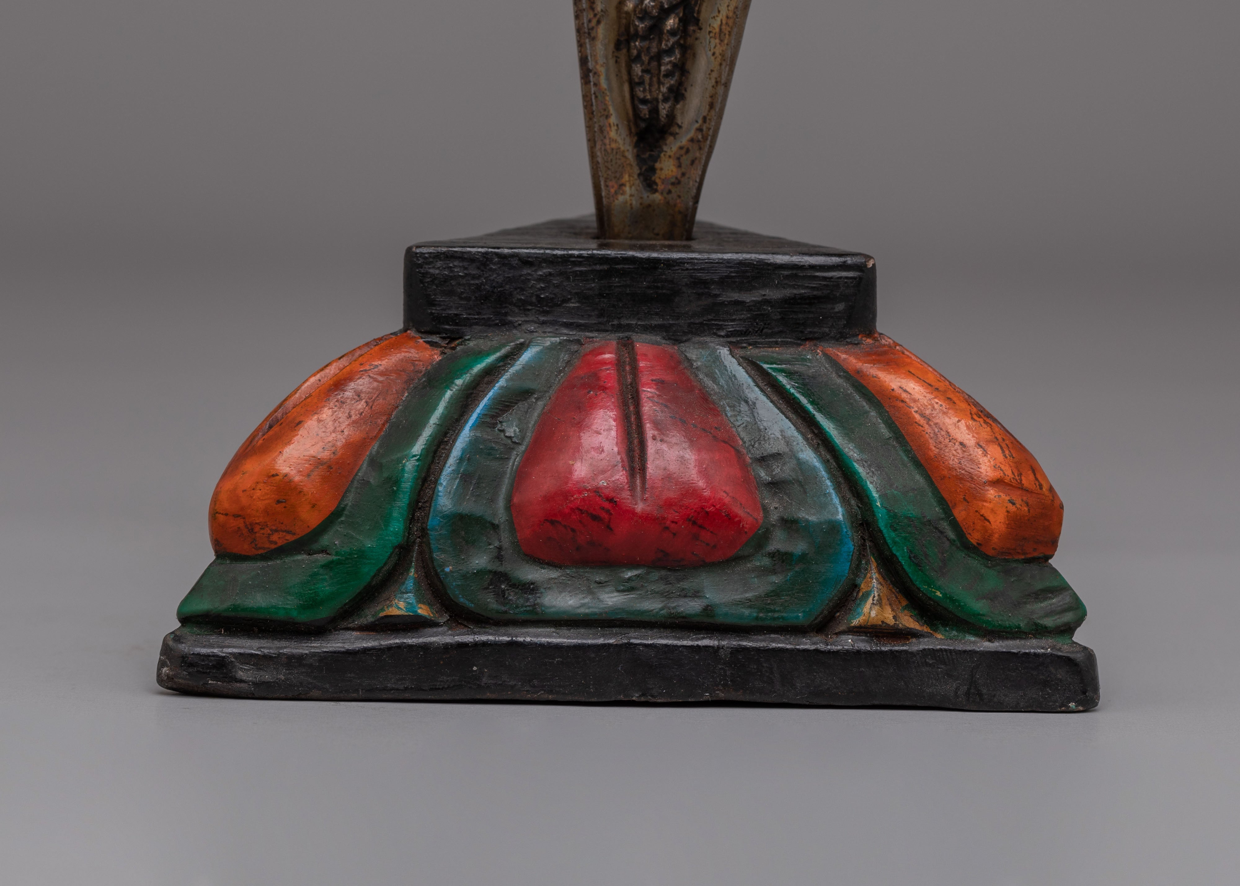 Traditional Tibetan Phurba Dagger | Ritual Dagger for Altar