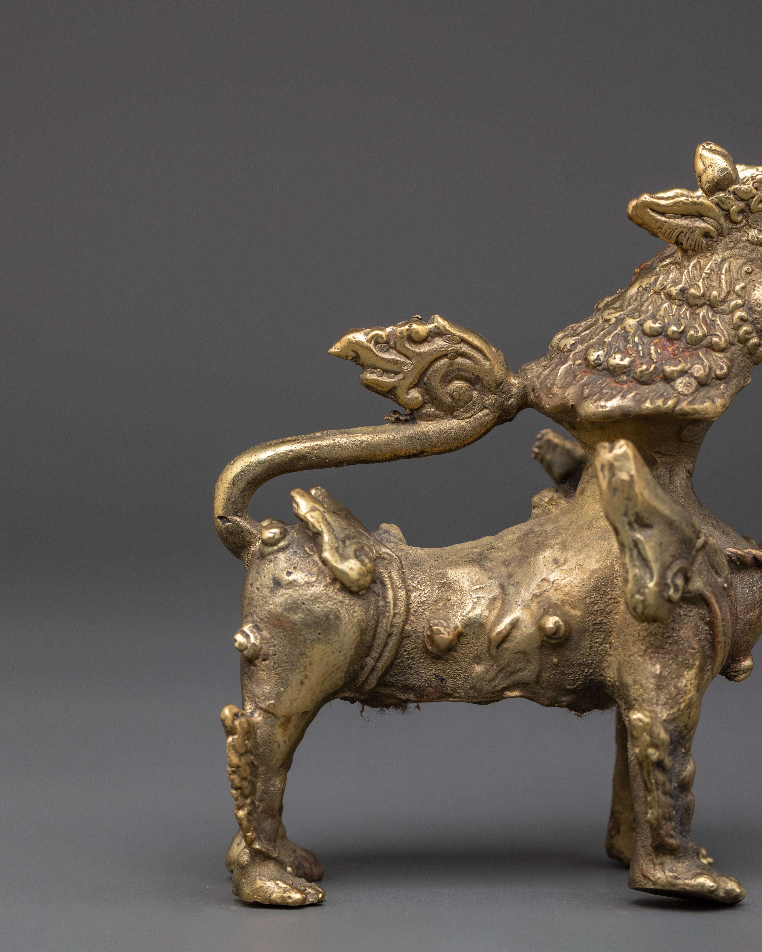 Handcrafted Brass Lion Set | Symbol of Strength and Protection