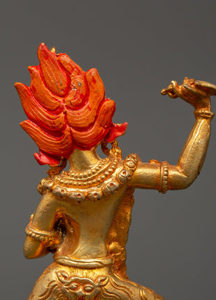 Vajravarahi Wrathful Buddhist Deity Statue | Dorje Phagmo Figurine for Spiritual Awakening