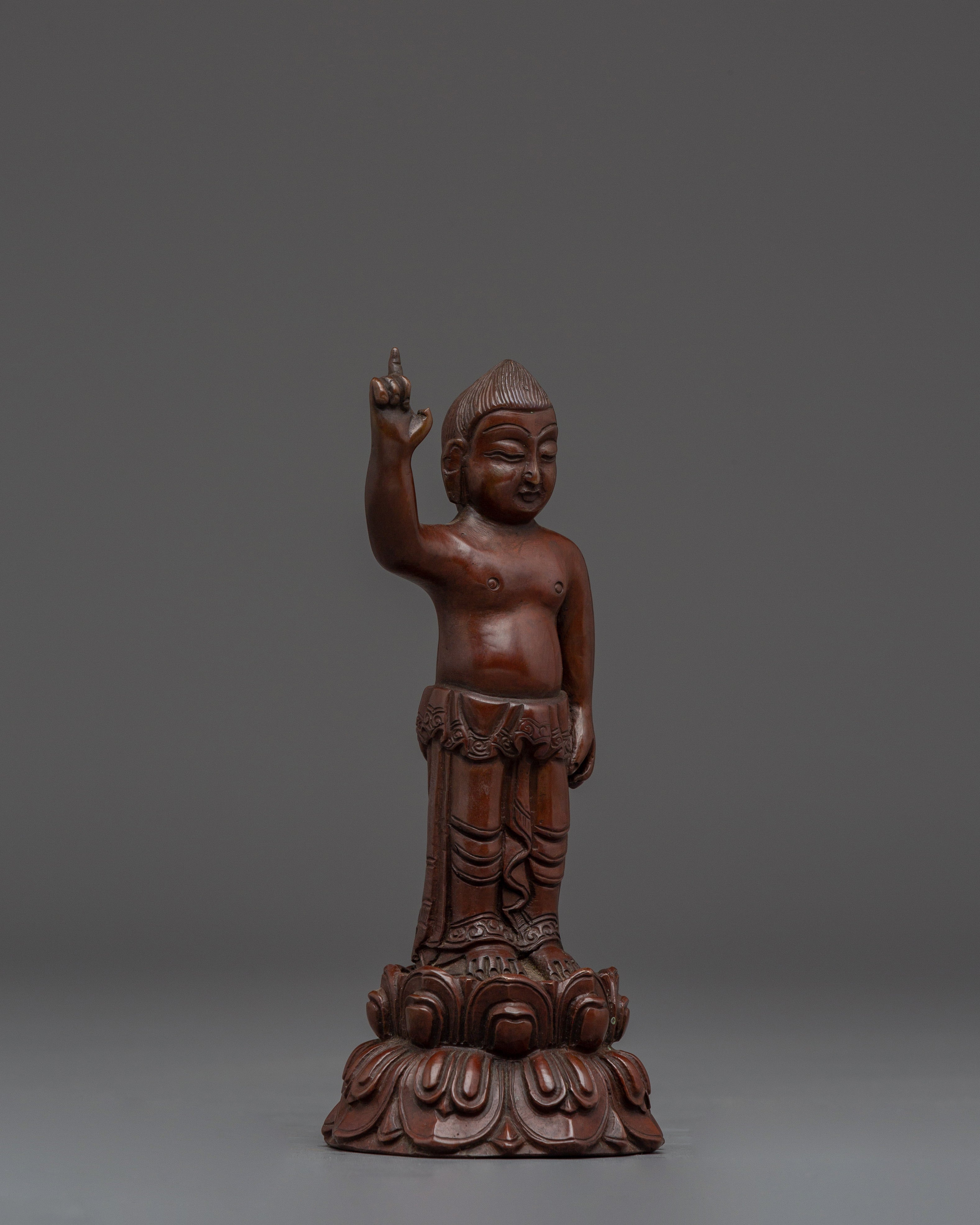 Elegant Little Buddha Statue | Handcrafted Buddhist Sculpture for Peace & Serenity