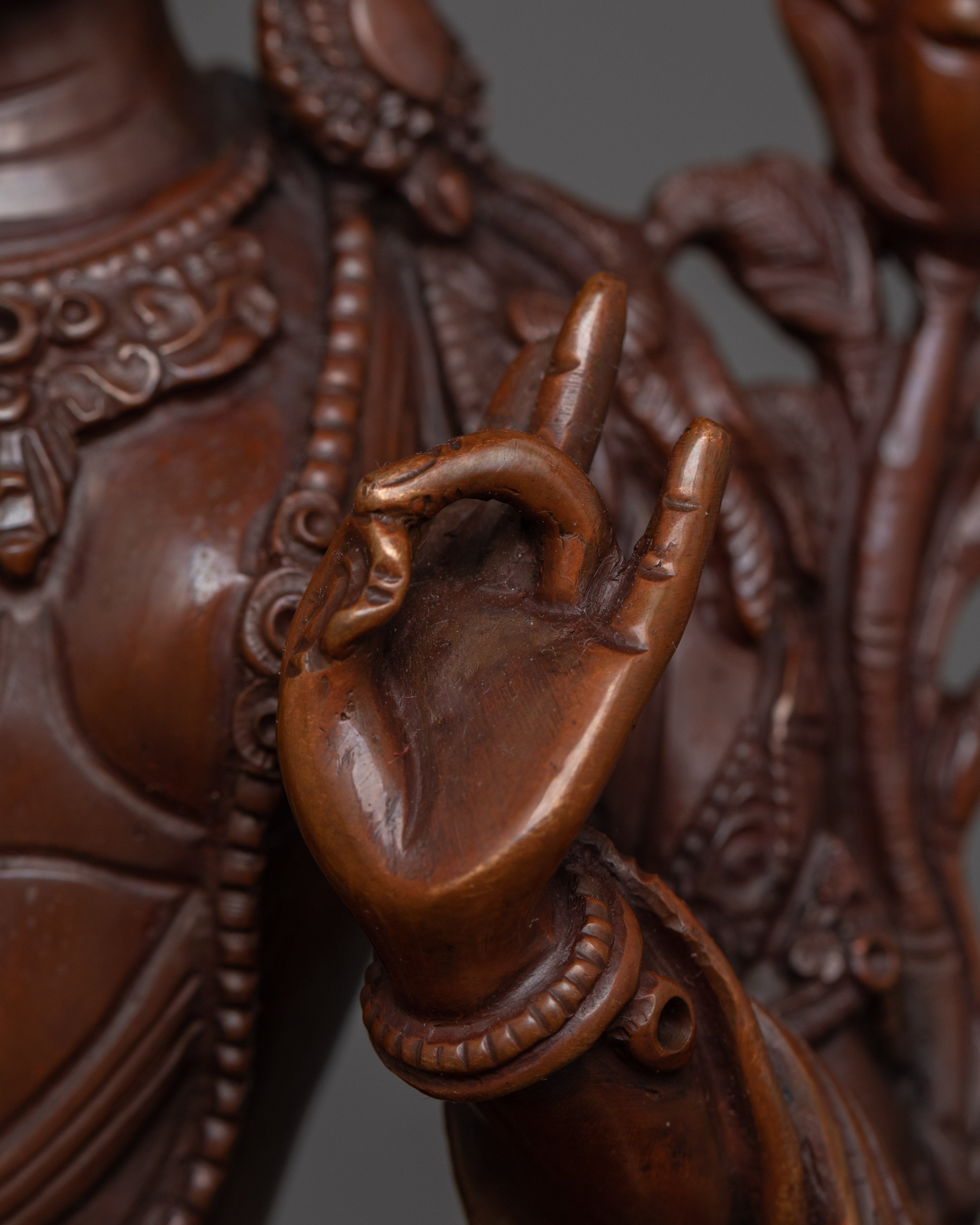 Traditional Figurine of Green Tara | Mother of Liberation