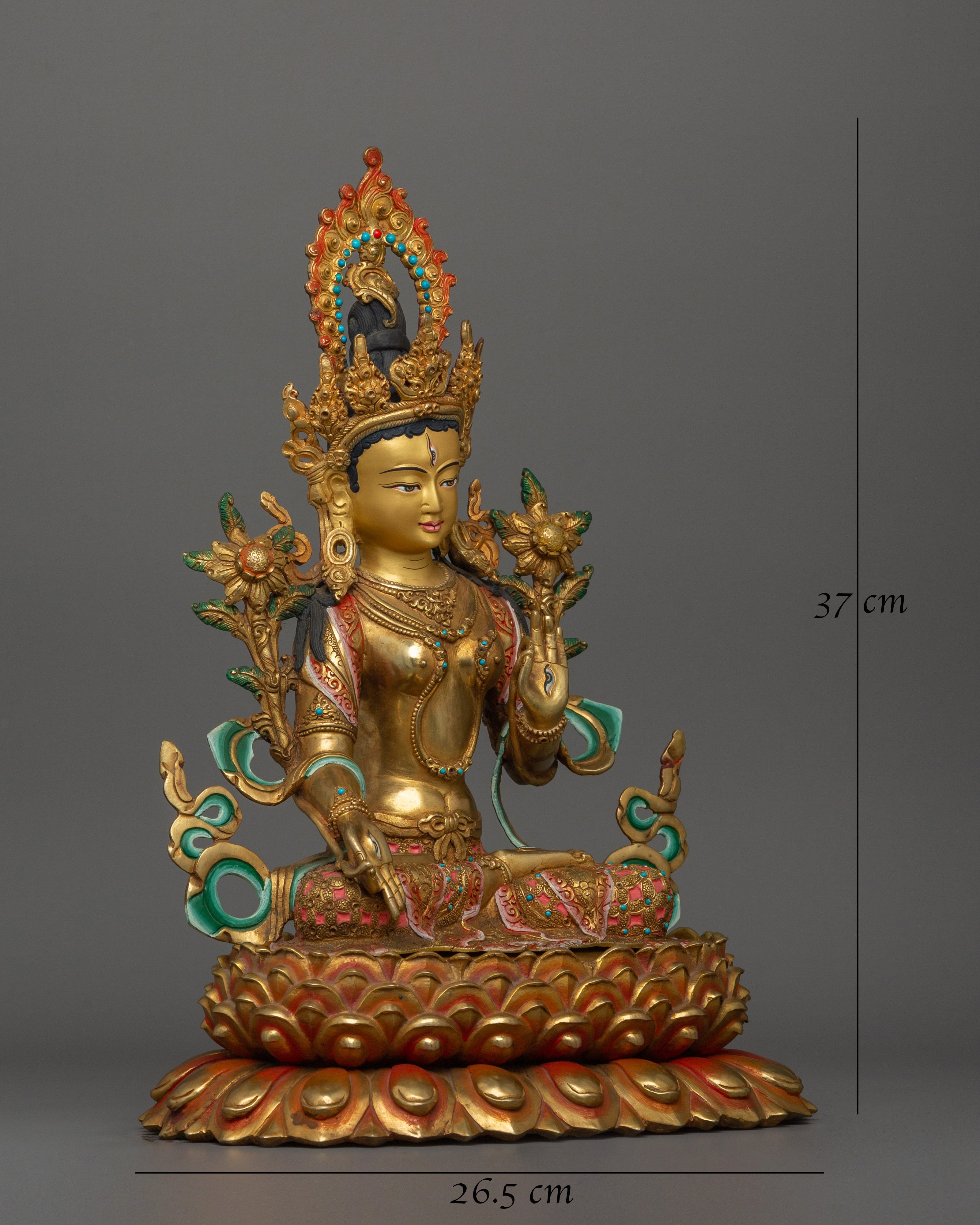 Golden Goddess White Tara 