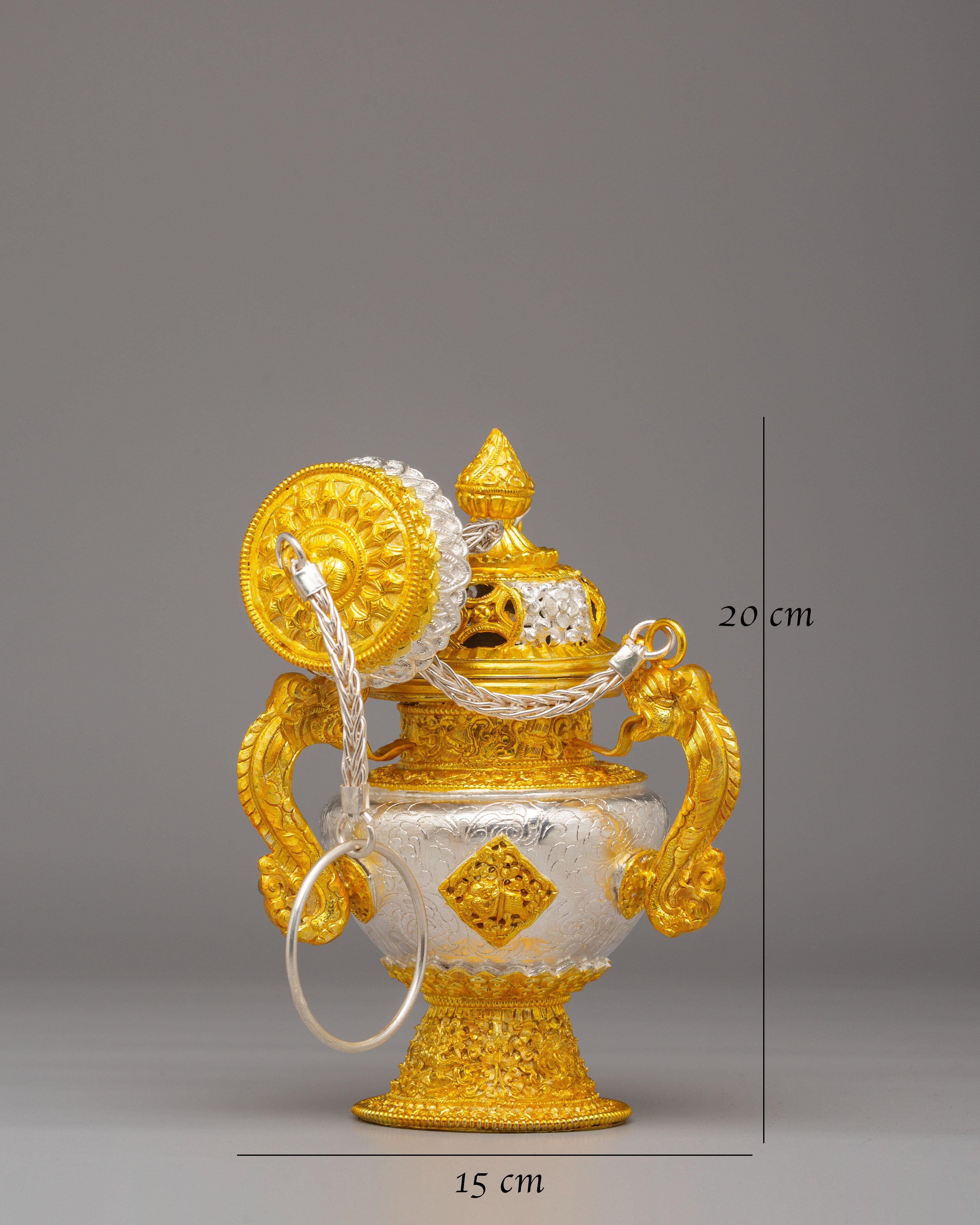 Buddhist Altar Incense Burner for Ritual | Sacred Decorative Piece