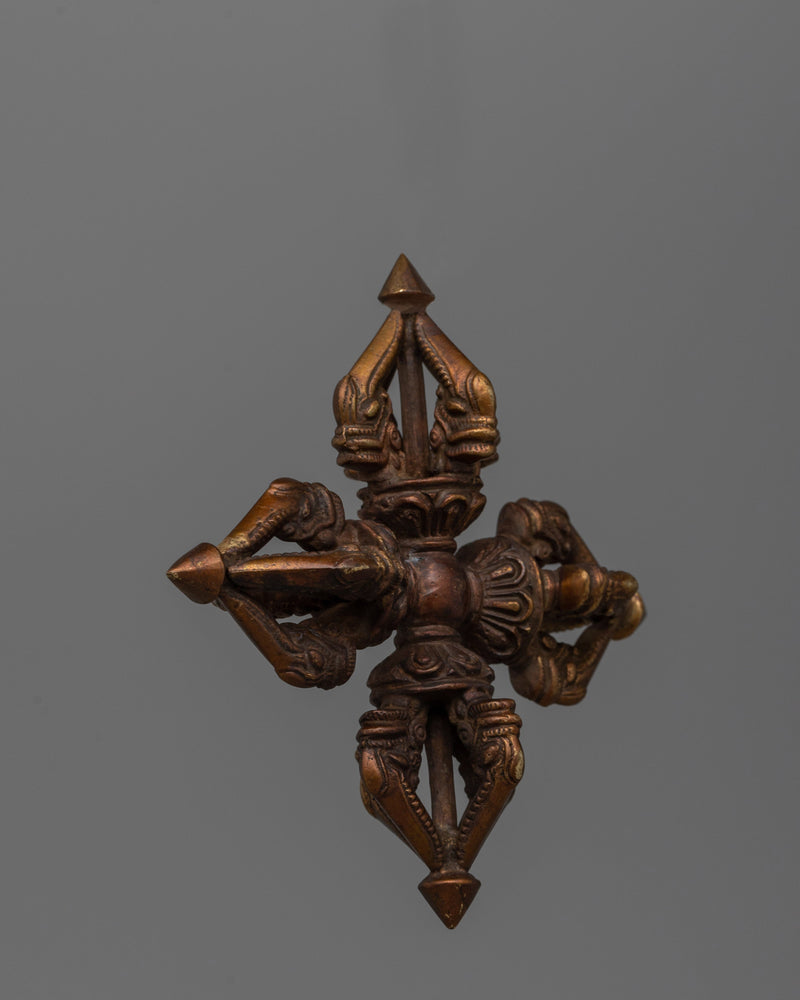 Decorative Vishwa Vajra | Ritual Tool for Stability and Wisdom