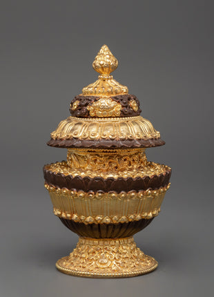 gold-plated-tibetan-copper-rice-pot