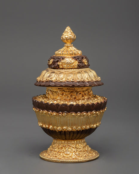 gold-plated-tibetan-copper-rice-pot