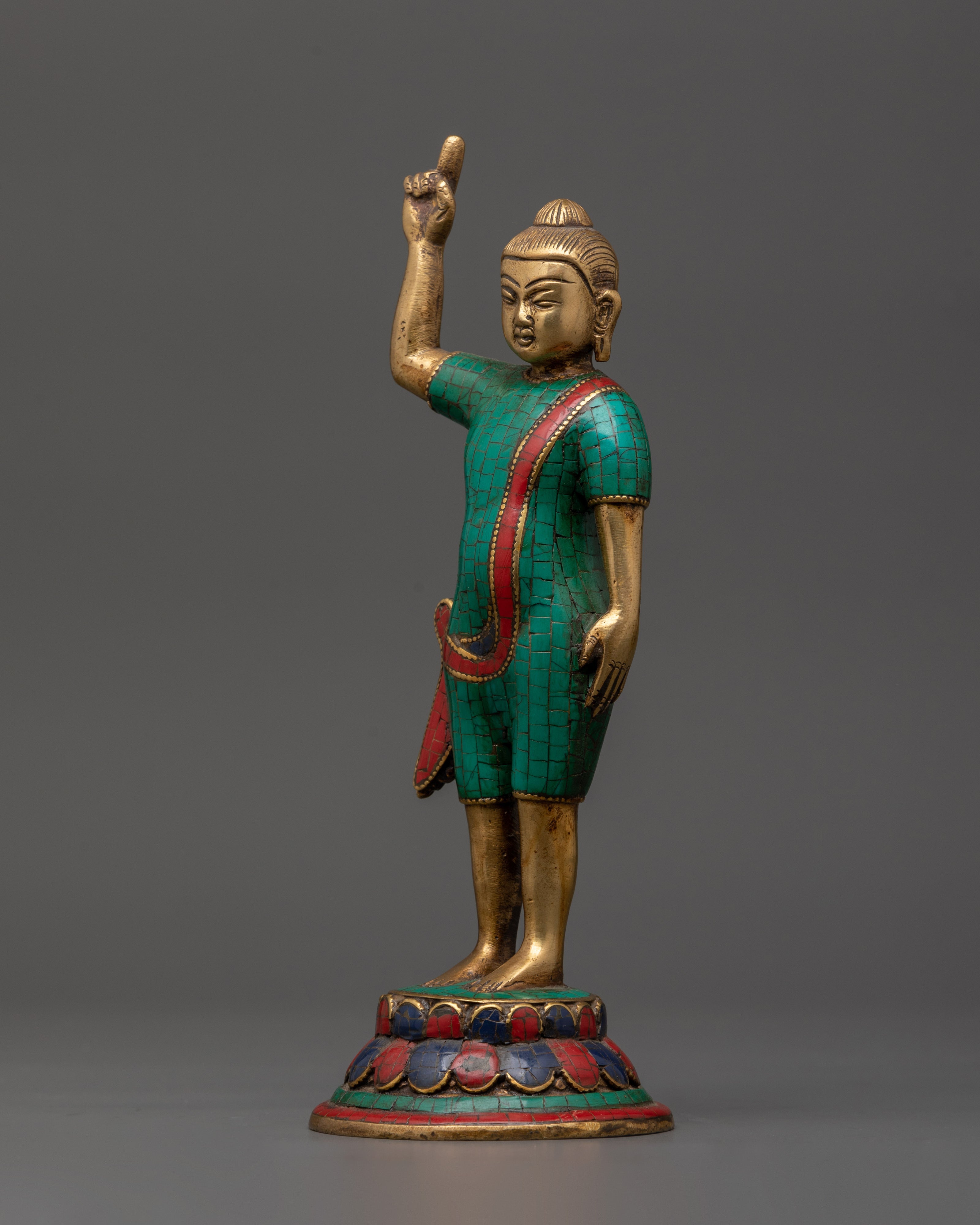 Siddhartha Gautama Brass Statue | Spiritual Decor