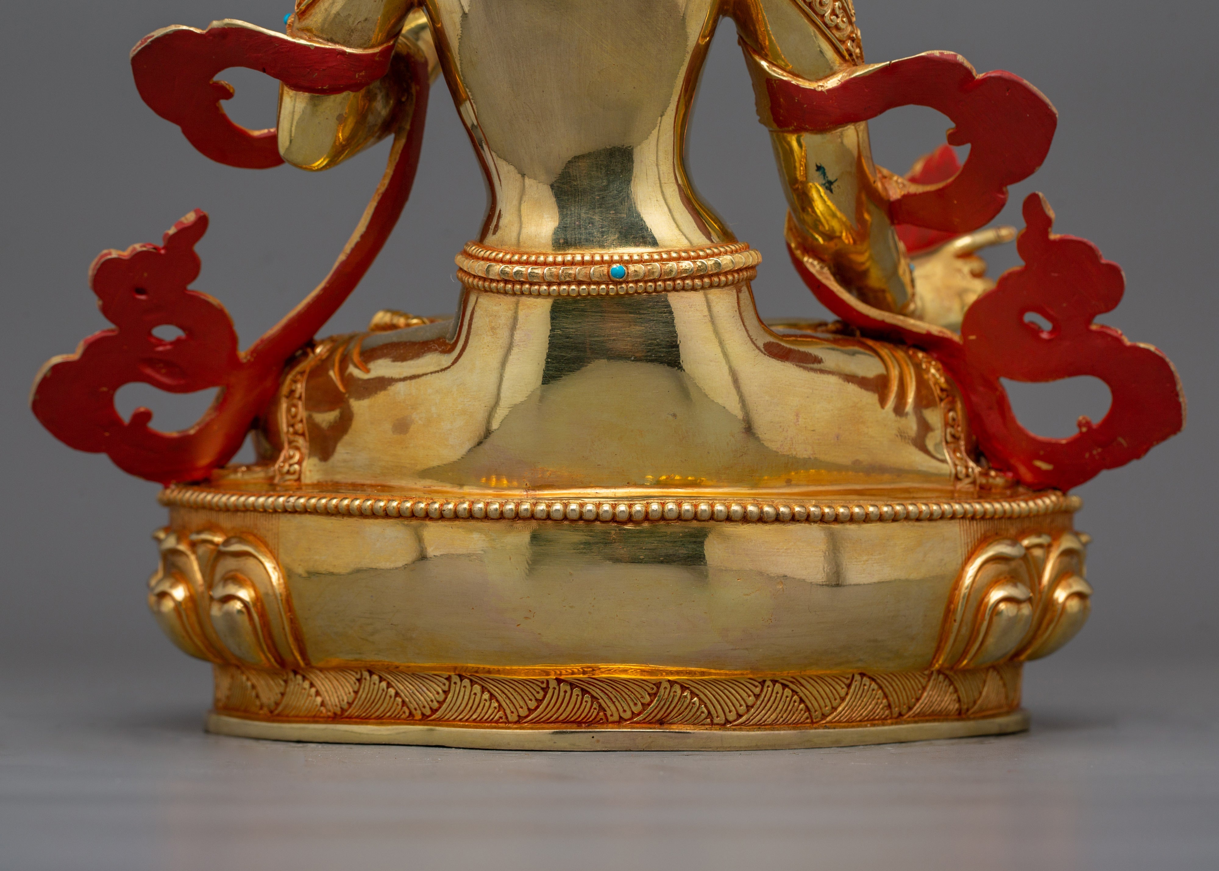 Dukar White Umbrella Goddess Sculpture | Deity of grace and spiritual growth