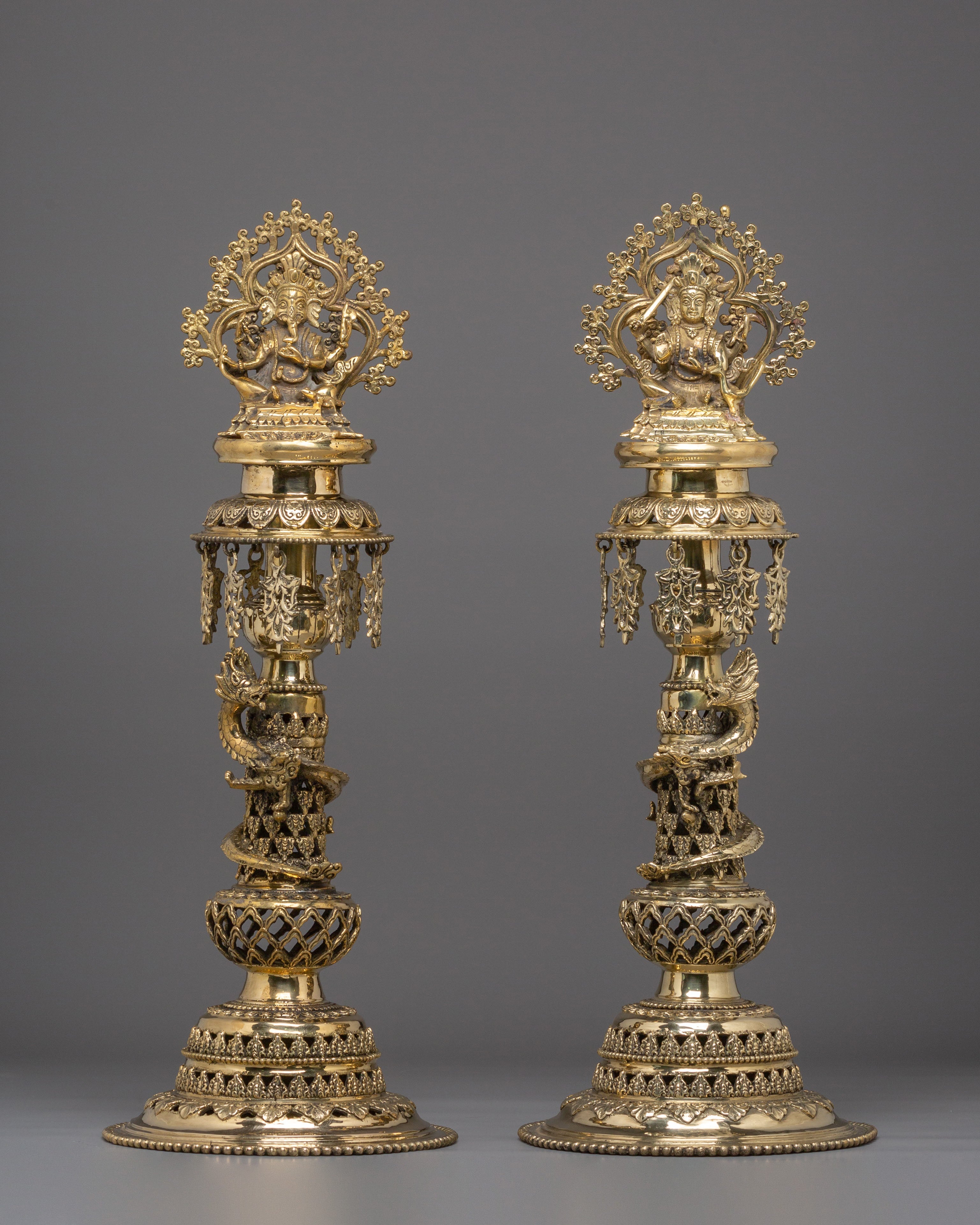 Handcrafted Panas of Ganesha and Kartikeya