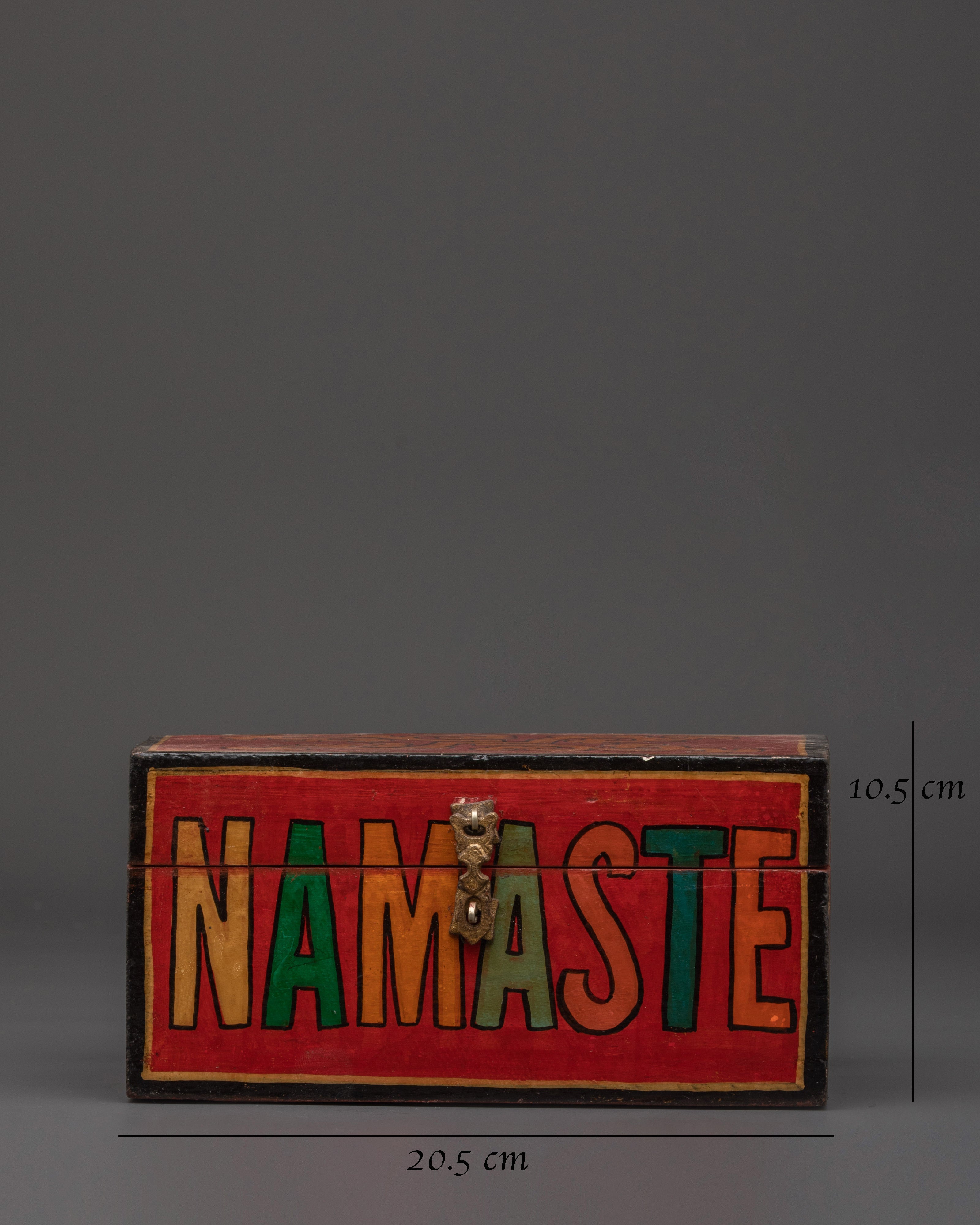 Decorative Wooden Storage Box | Handcrafted Painted Wood Chest