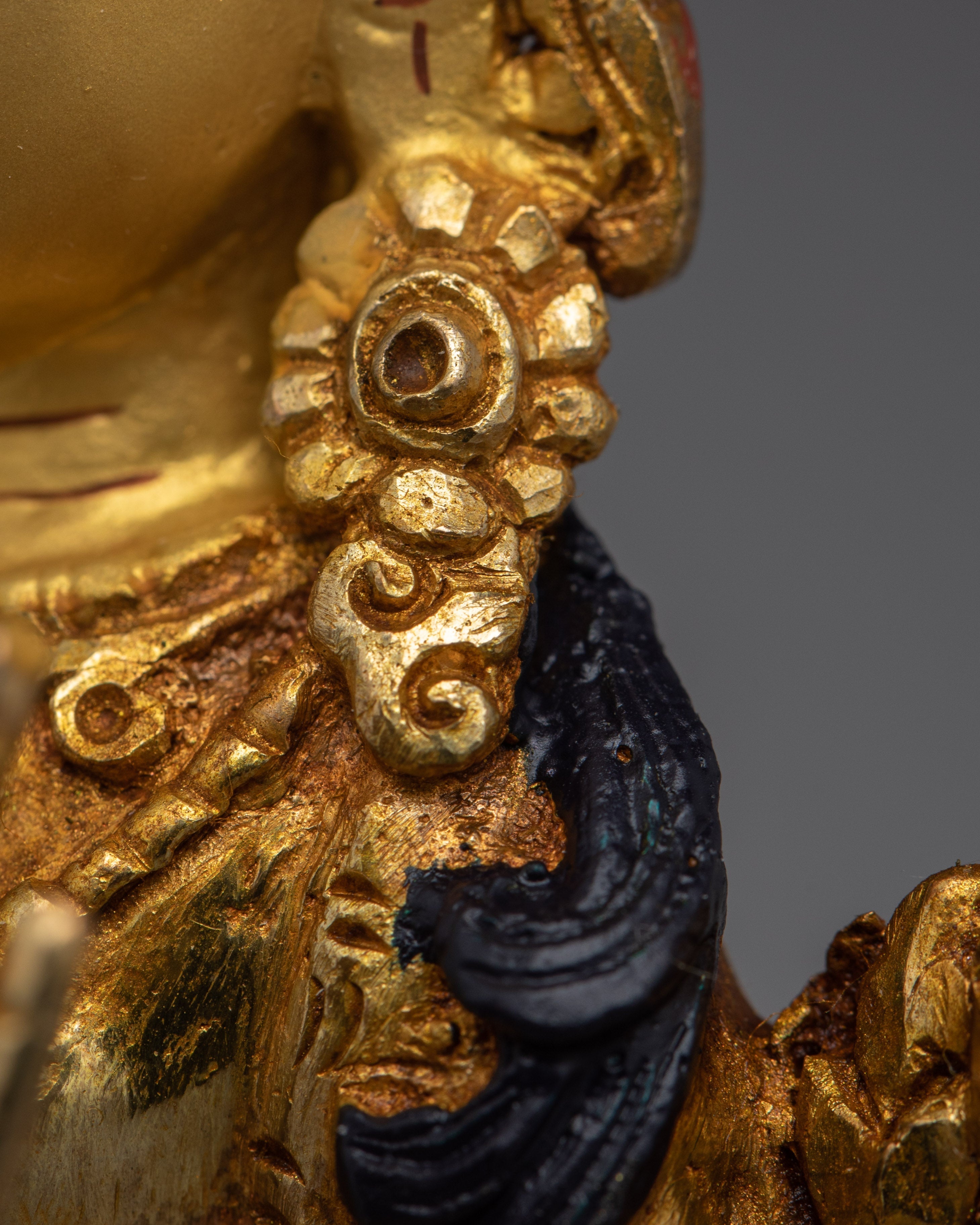 Radiant Golden Shyama Tara Statue | Green Tara - Mother of Liberation