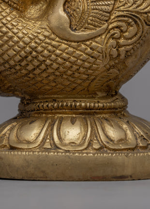 Conch Jai Ganesha Statue | Sacred Hindu Deity for Blessings and Prosperity
