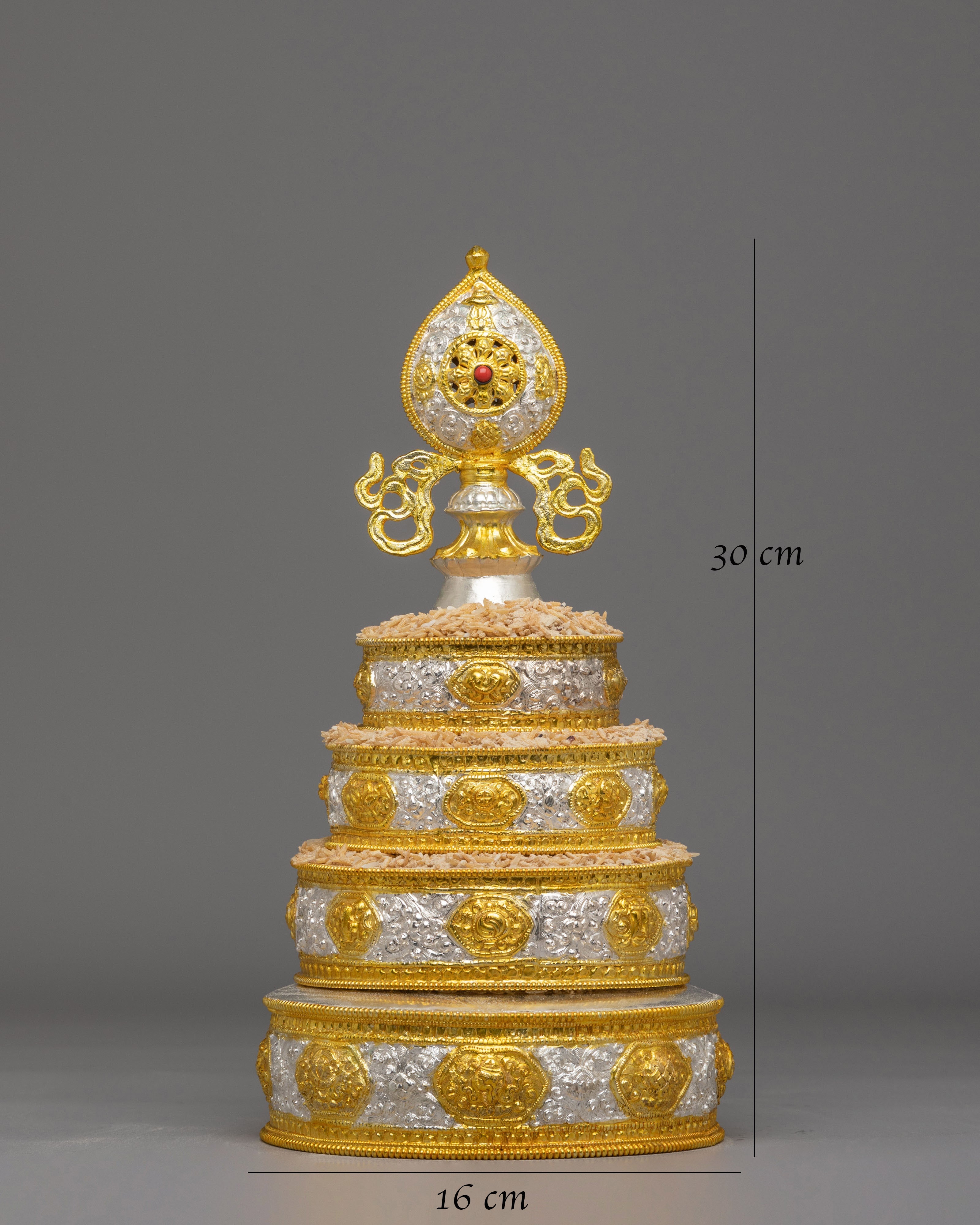Spiritual Altar Buddhist Mandala Offering | Symbolizing Spiritual Purity