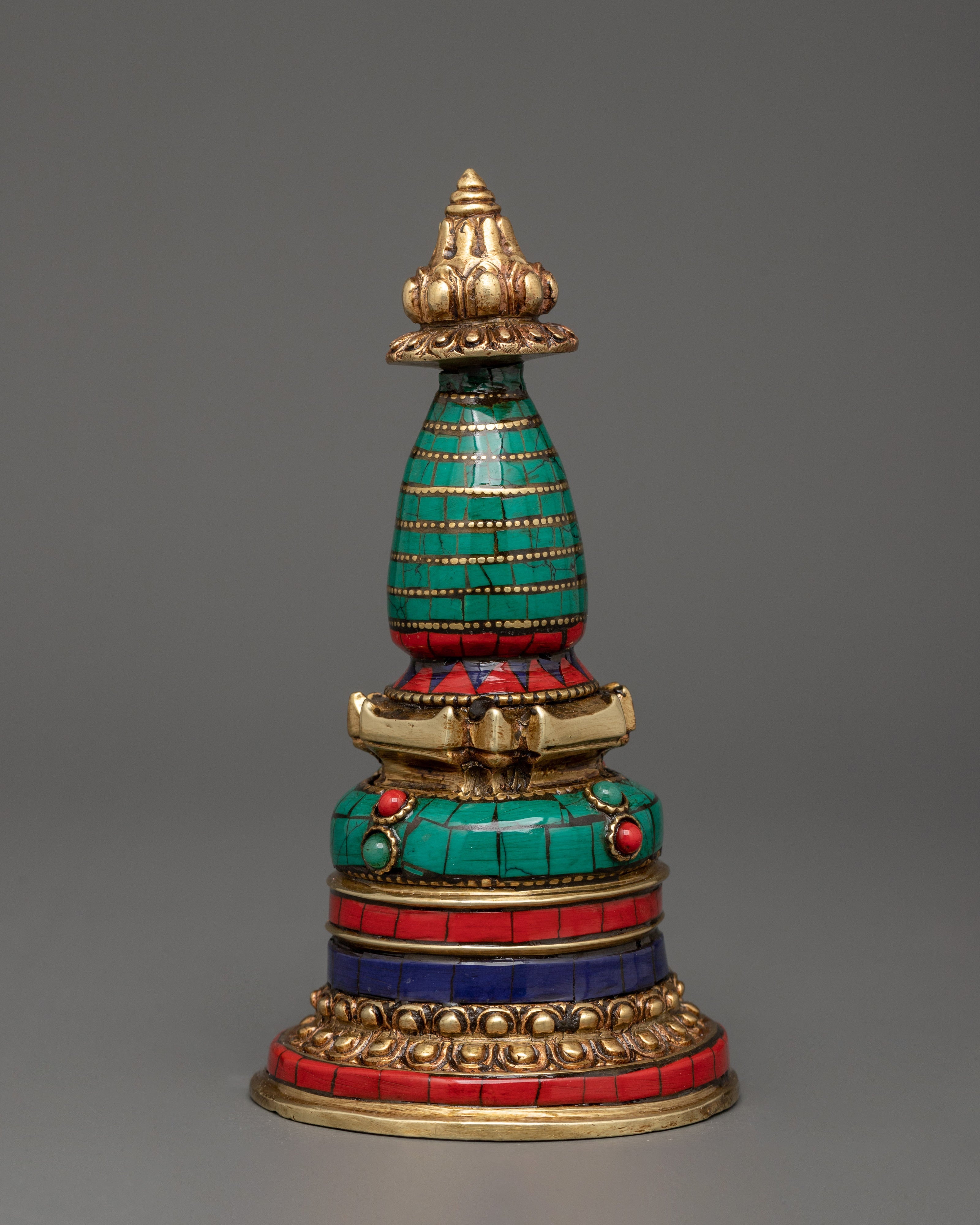 Copper Stupa for Dharma | Religious Decor