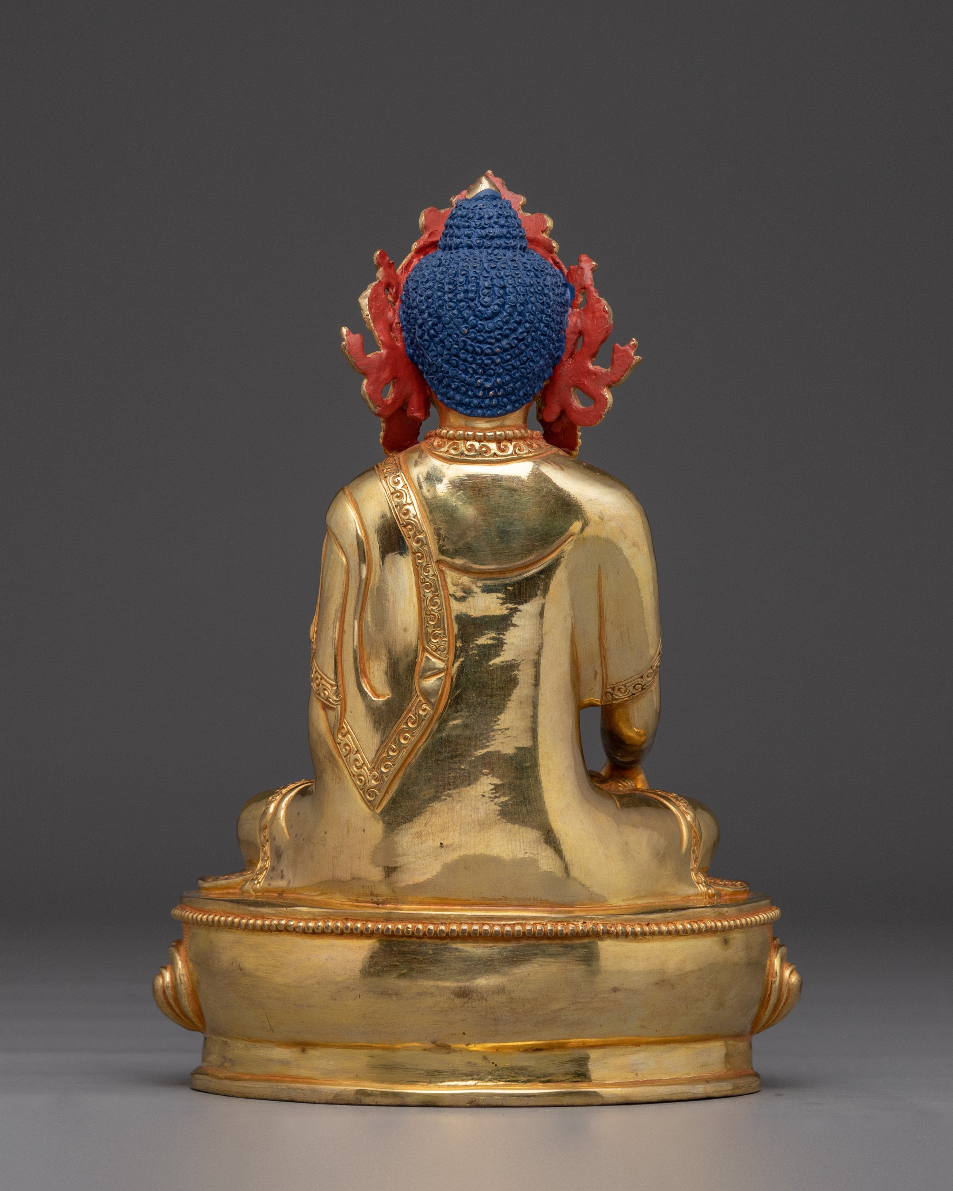 Golden Statue of Historical Gautama Buddha | Shakyamuni Buddha Artwork