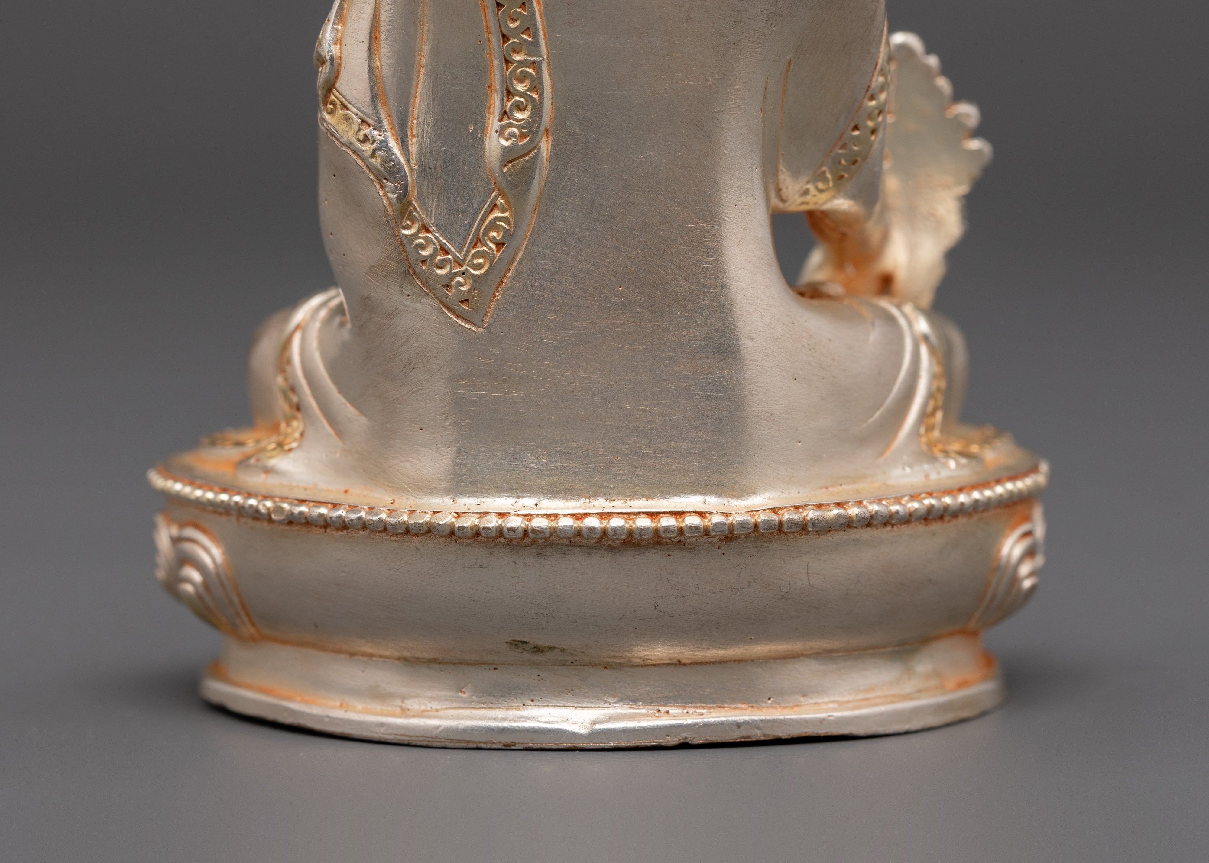 Silver Plated Medicine Buddha | Healing Buddhist Figurine