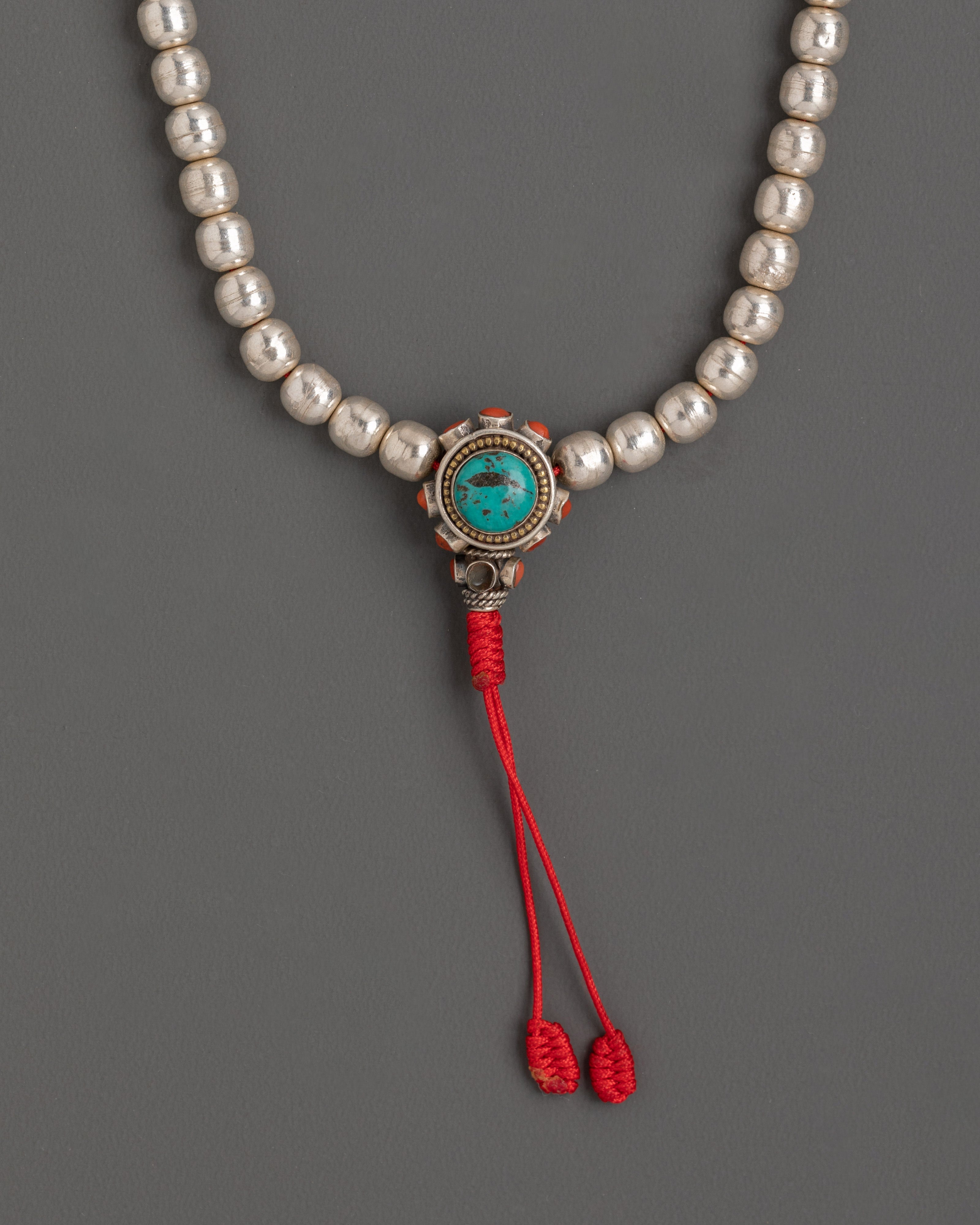 Tibetan Silver Mala | Mala for Meditation