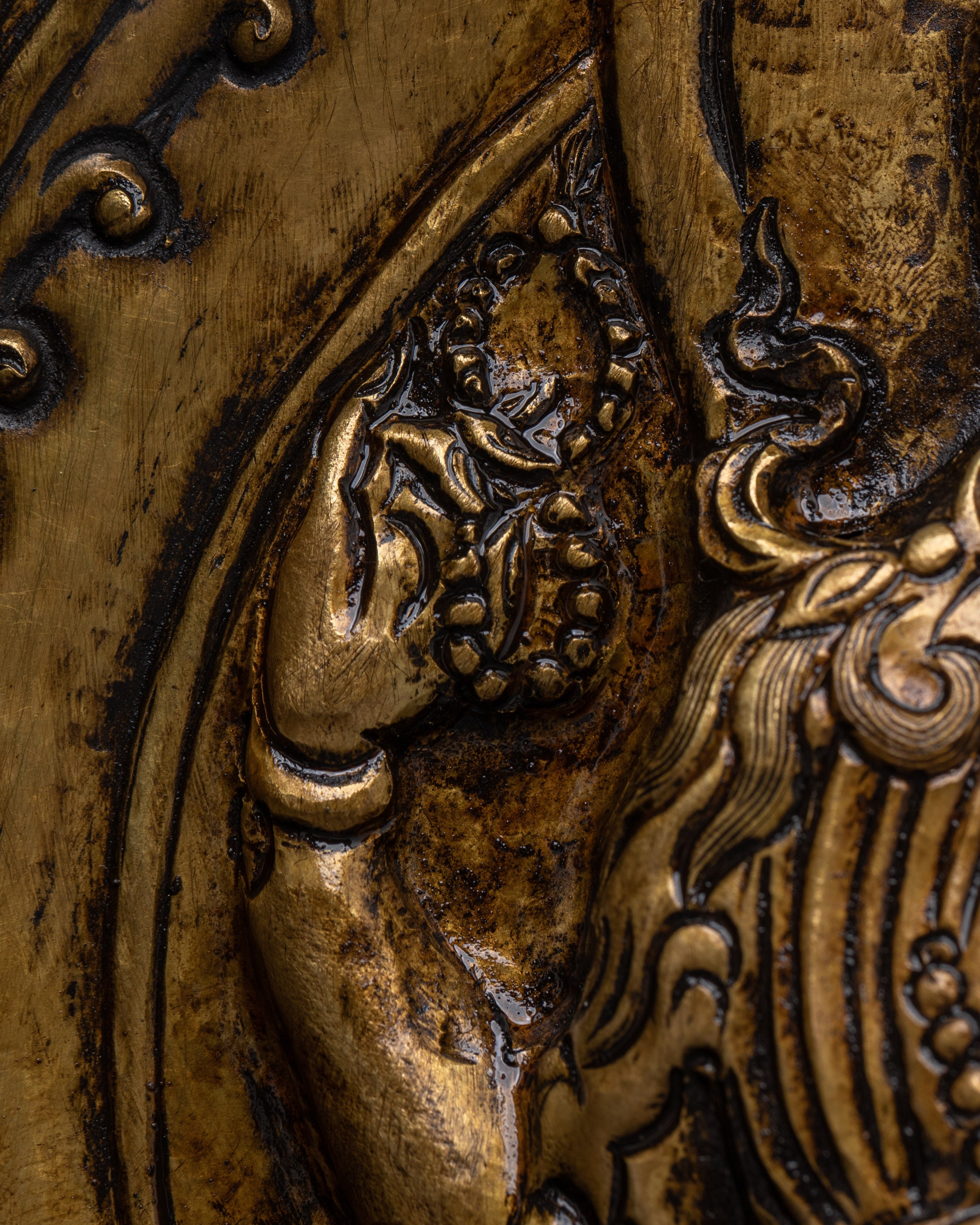 Chenrezig Brass Statue | The Bodhisattva of Compassion