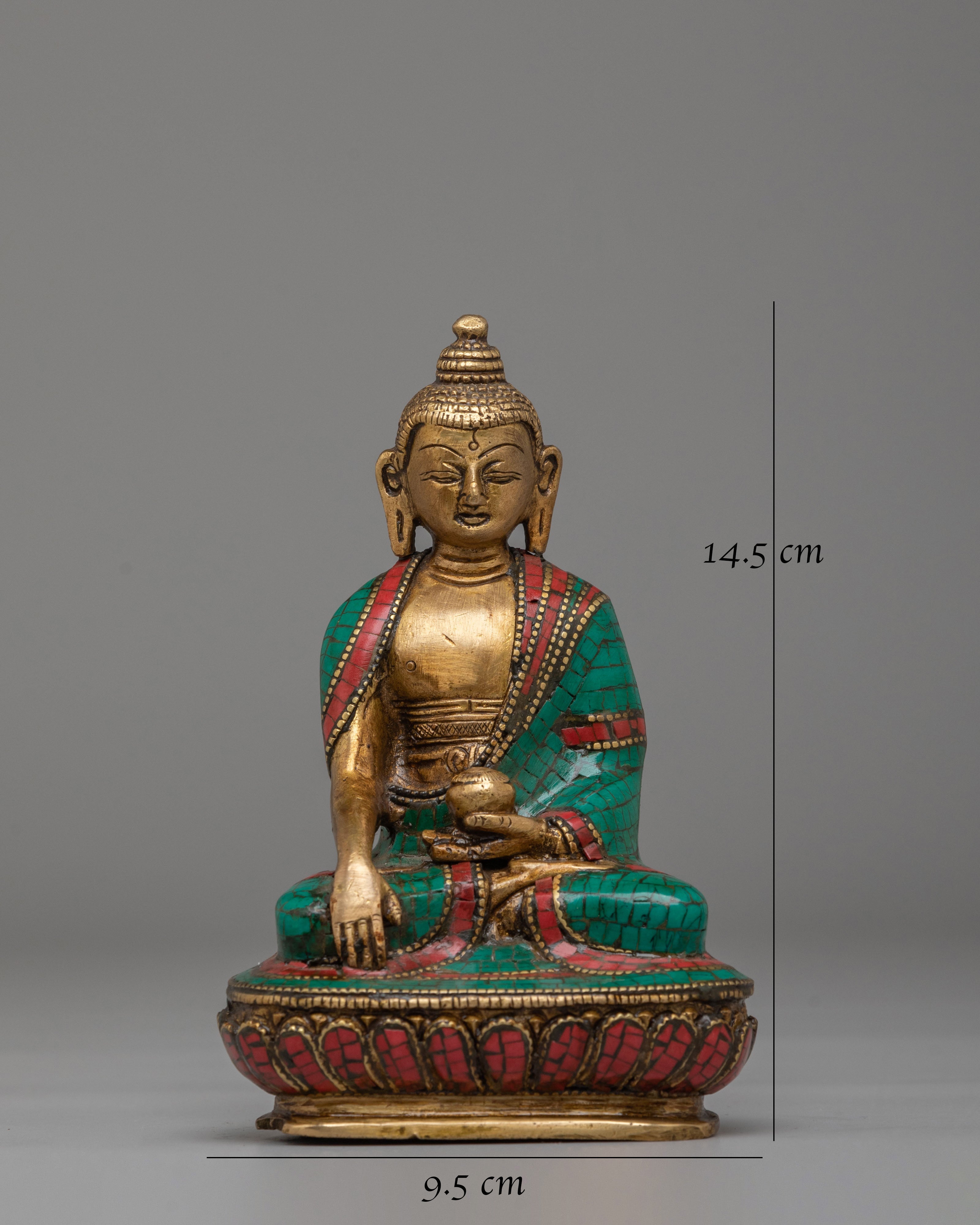 Handmade Shakyamuni Buddha Tibetan Statue | Tibetan Sculpture