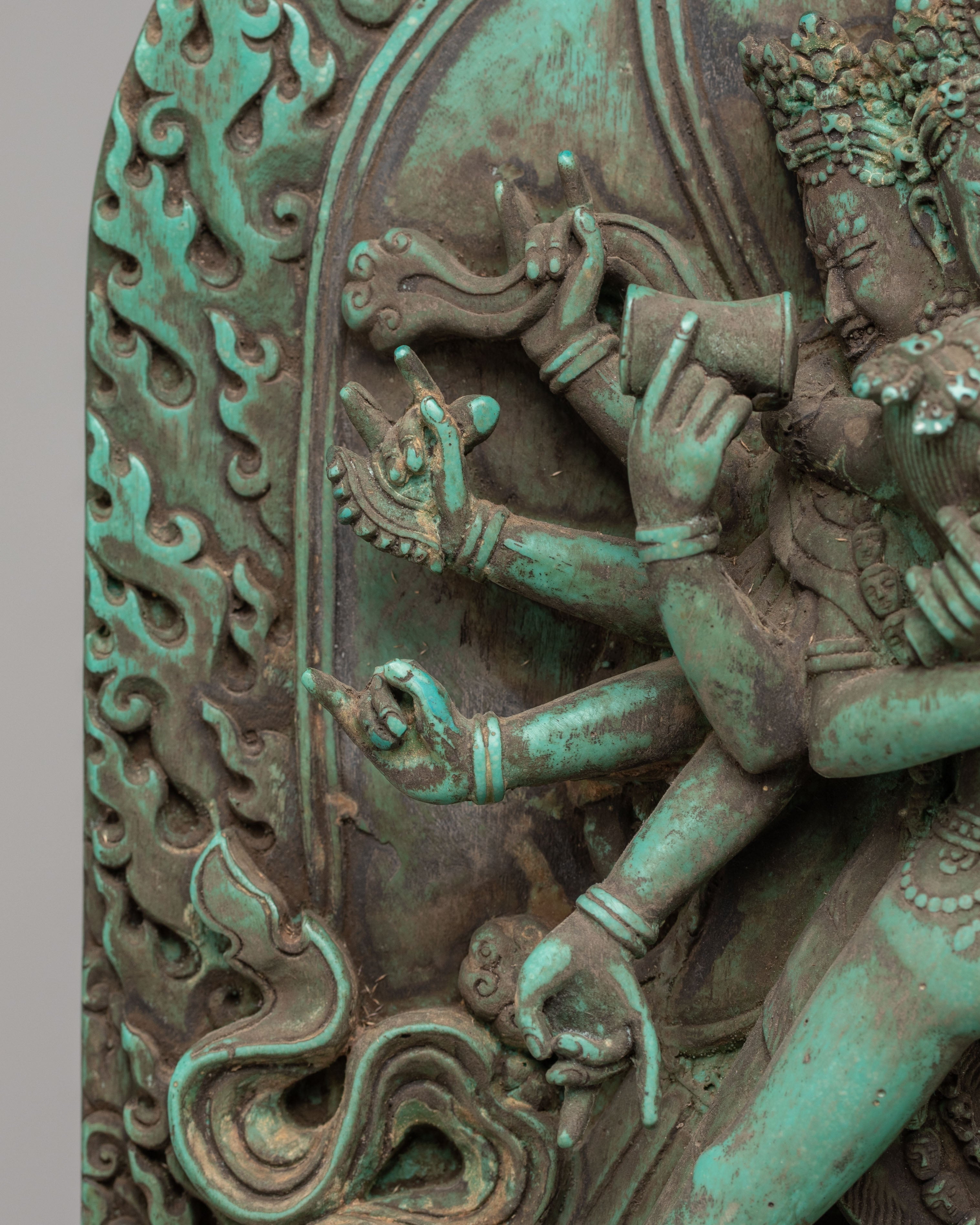 Handmade Statue of Tantric Deity Chakrasambhara | Tantric Yidam