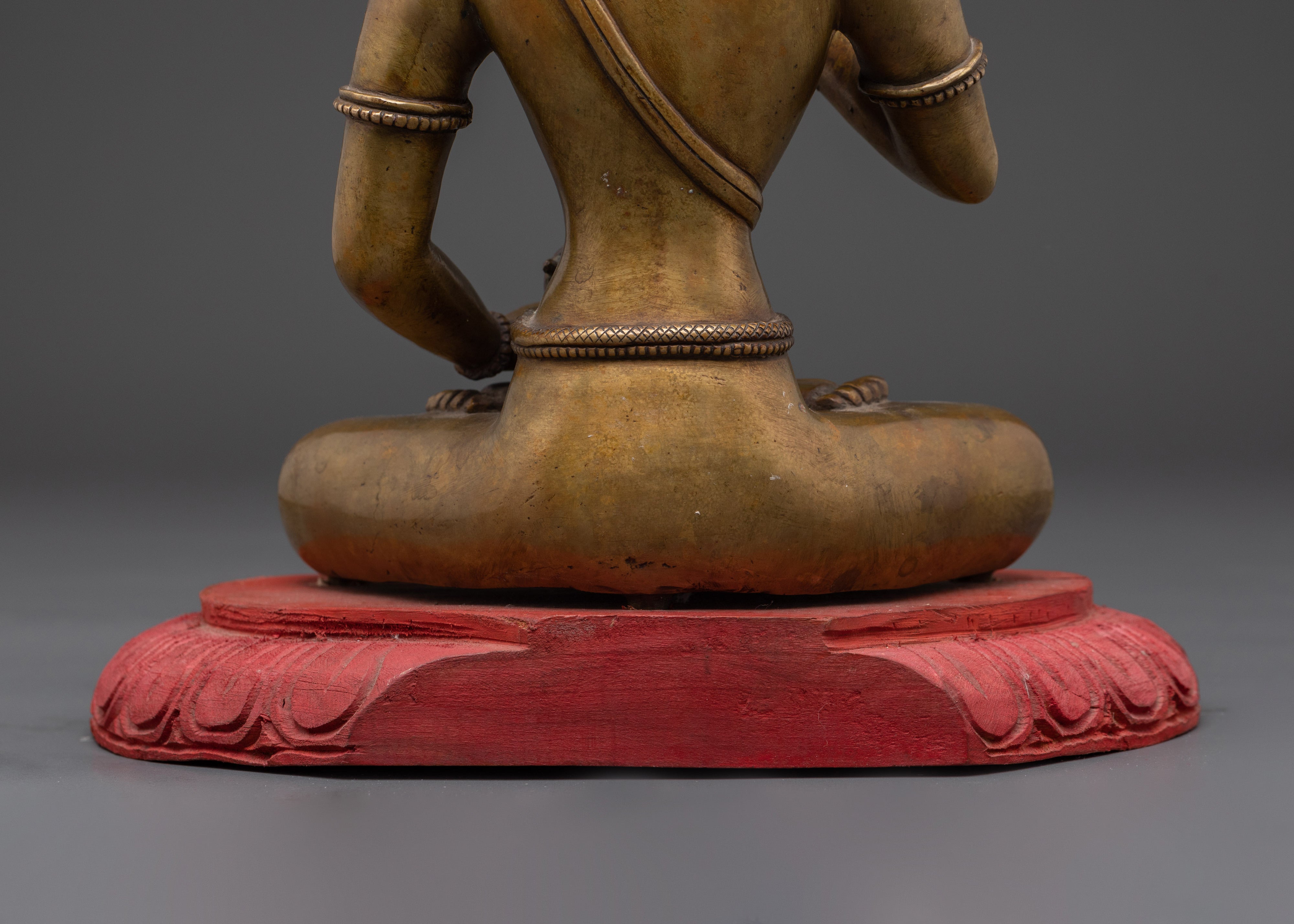 Handcrafted Brass Vajrasattva Statue | Tibetan Bodhisattva Sculpture